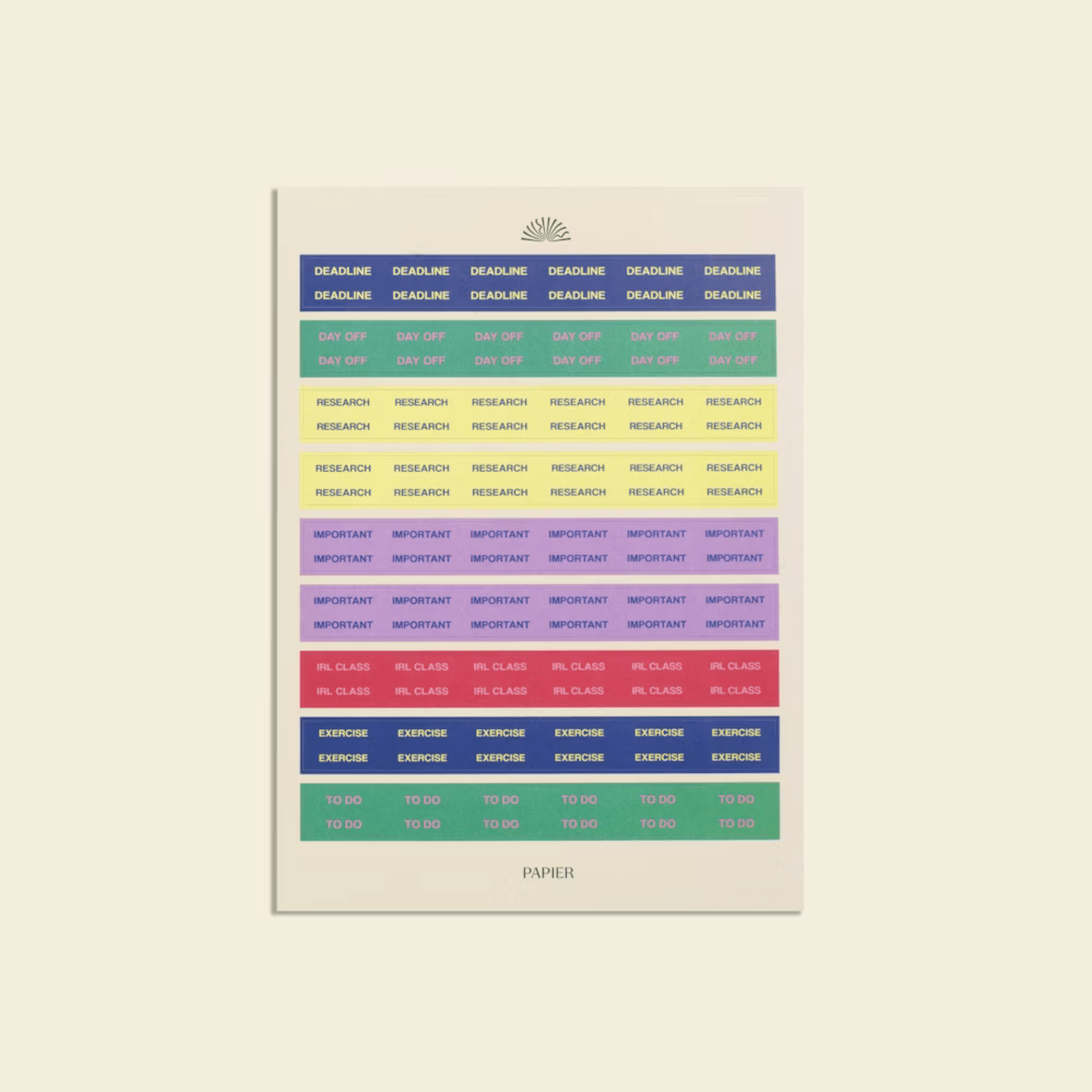 Papier Stickers Academic Stickers - Find the Balance