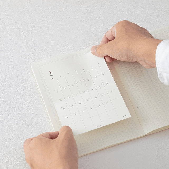 Midori Stickers Agenda MD Paper Diary Sticker 2026