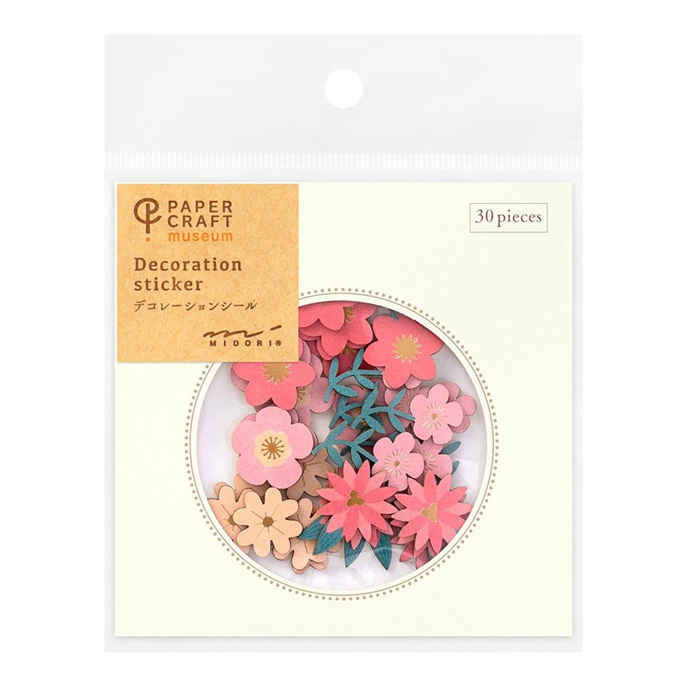 Midori Stickers Decoration Stickers - Flowers