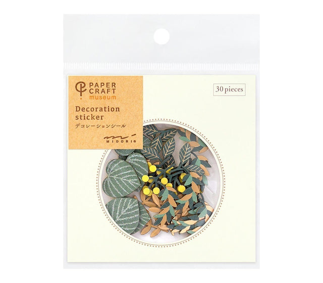 Midori Stickers Decoration Stickers - Leaf