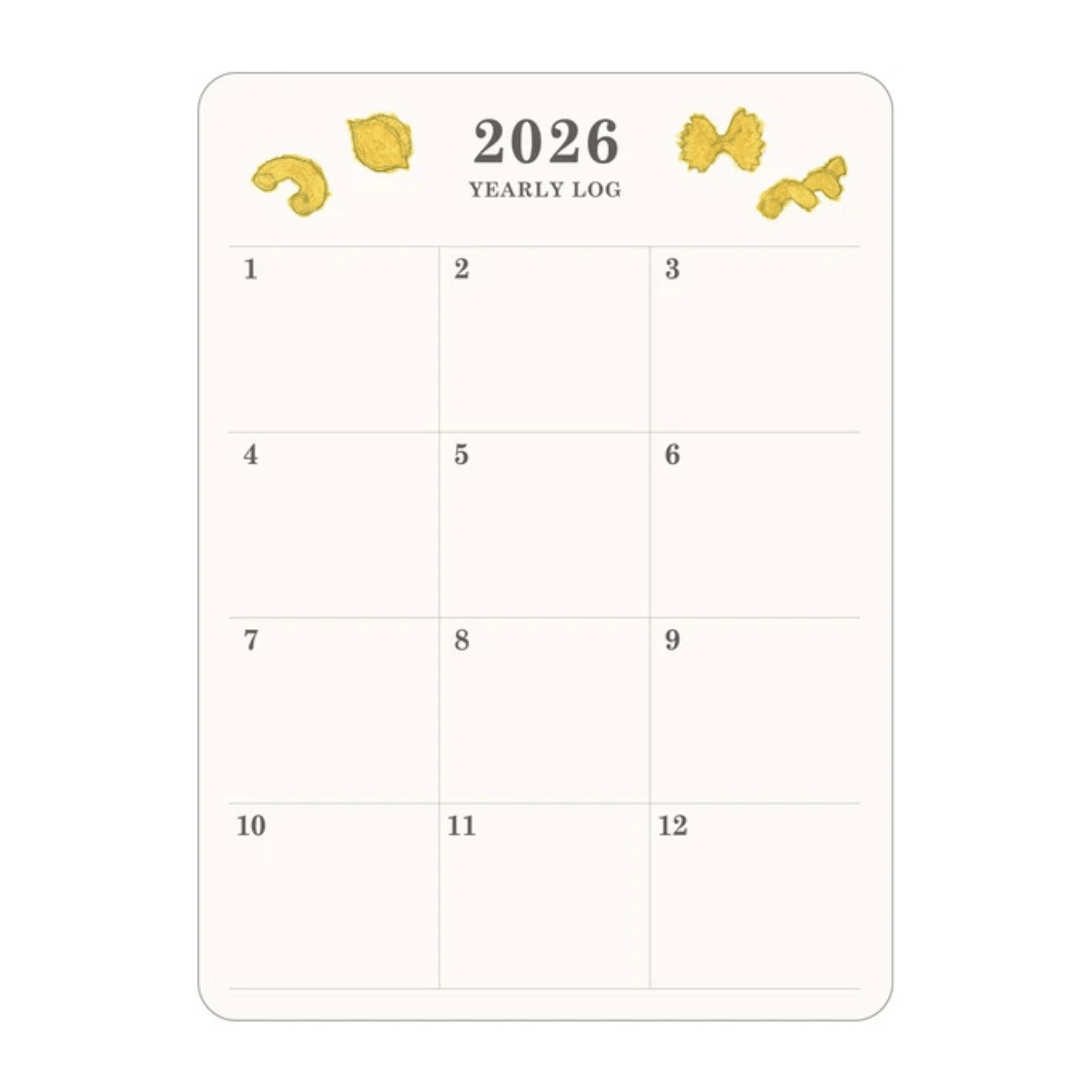 Greeting Life Stickers Diary Stickers 2026 Yusuke Yonezu