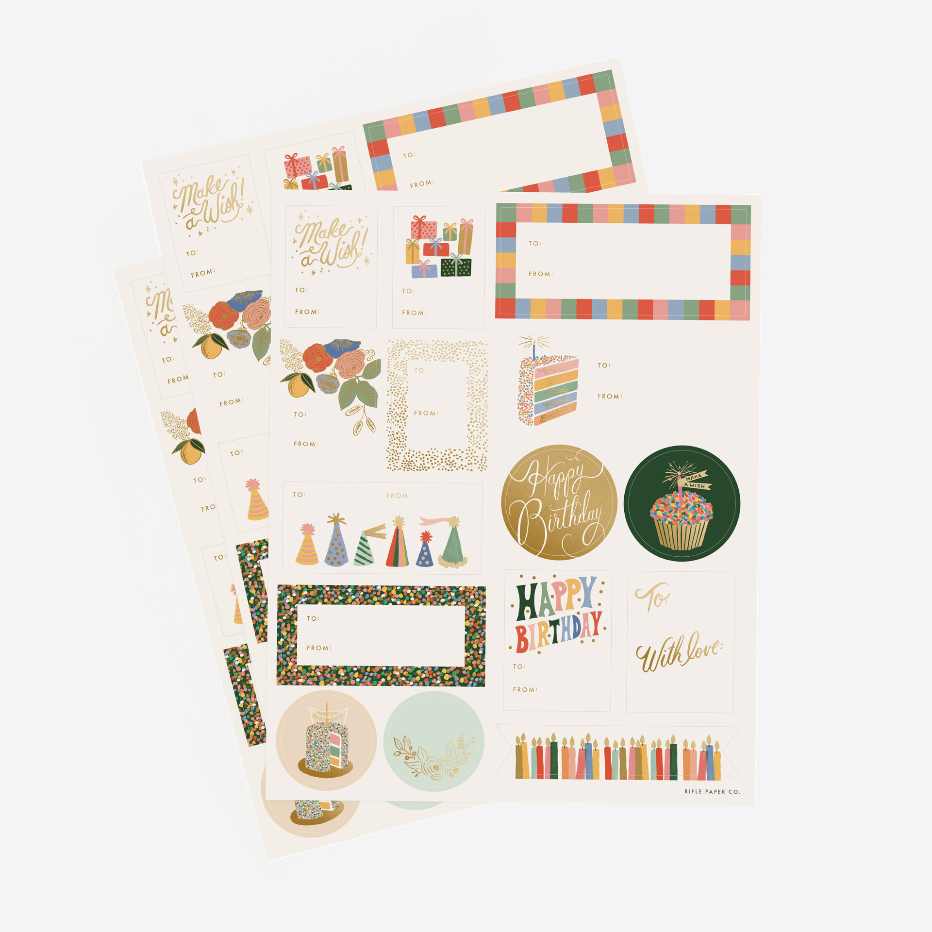 Rifle Paper Stickers Etichette adesive & Stickers - Birthday