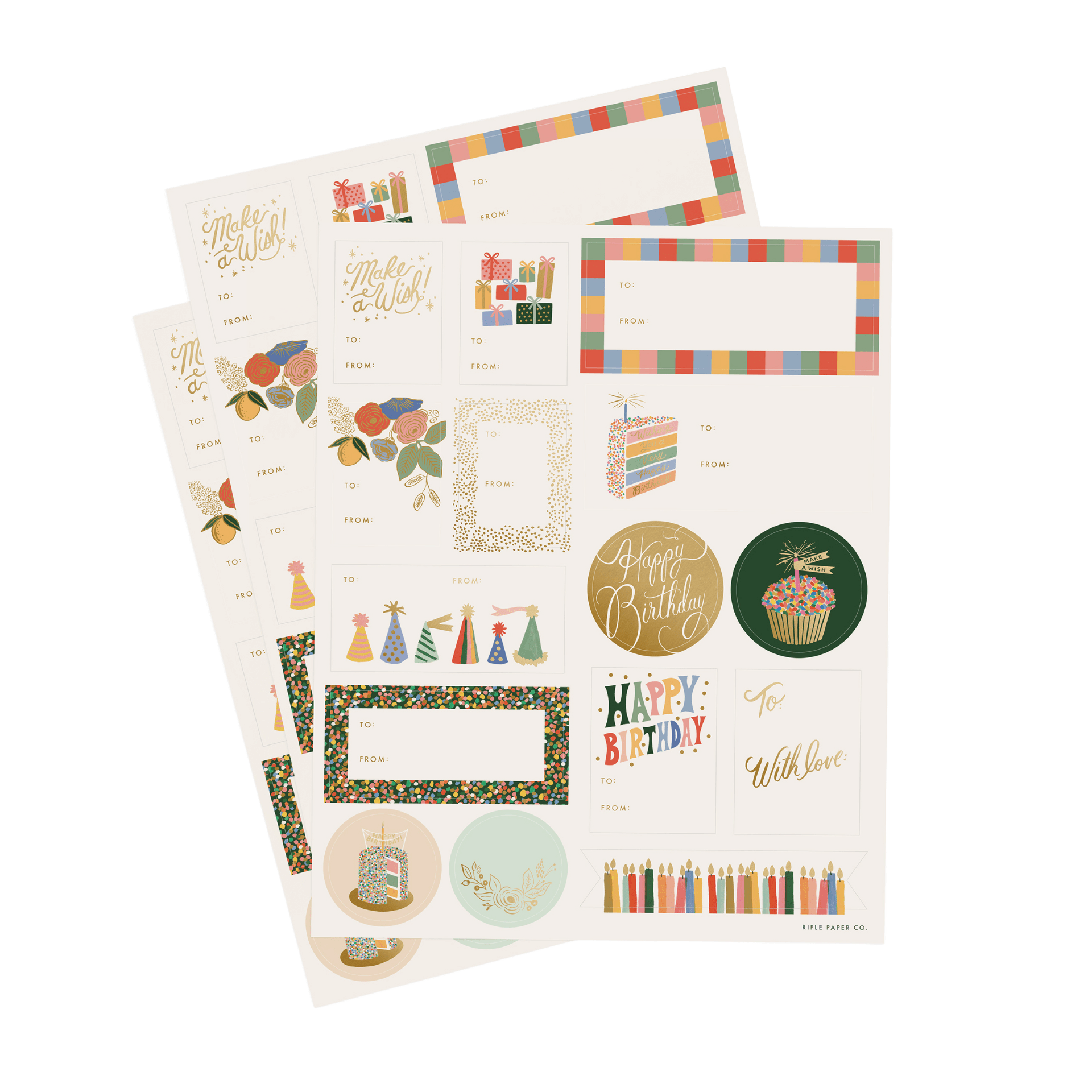 Rifle Paper Stickers Etichette adesive & Stickers - Birthday