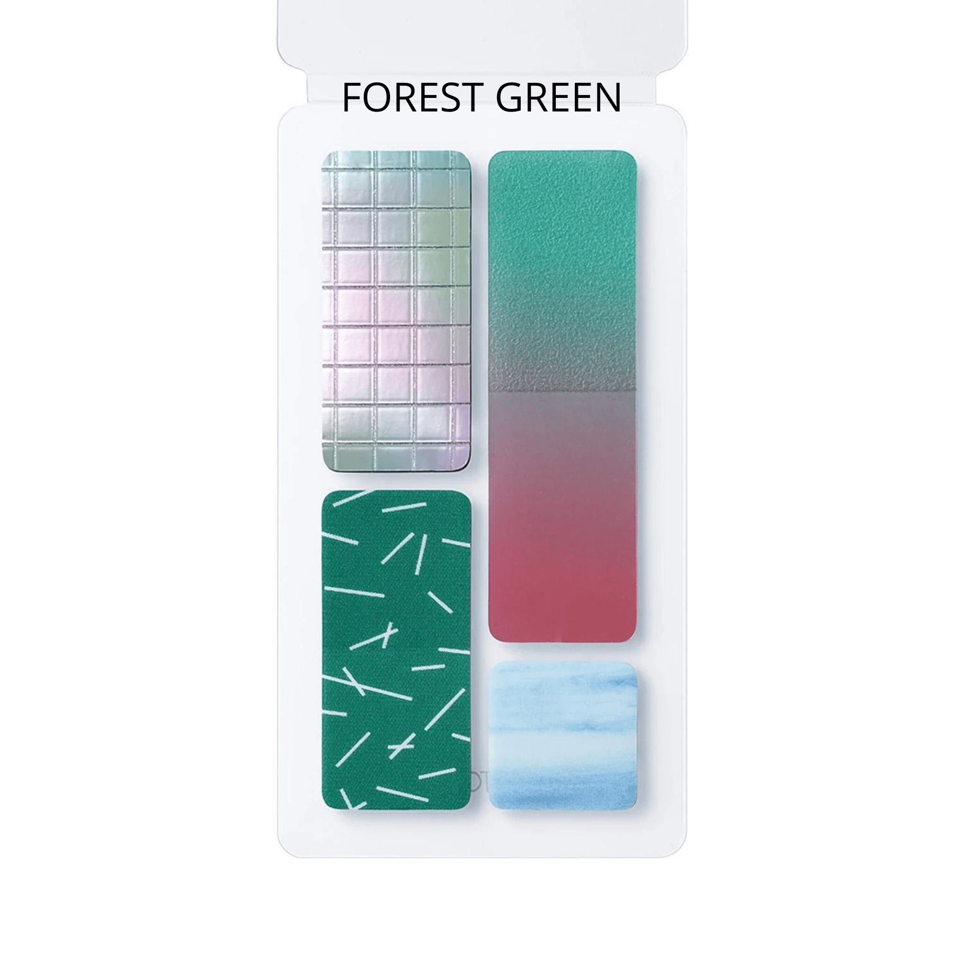 King Jim Hitotoki Stickers FOREST GREEN Film Stickers - Coffret Bar