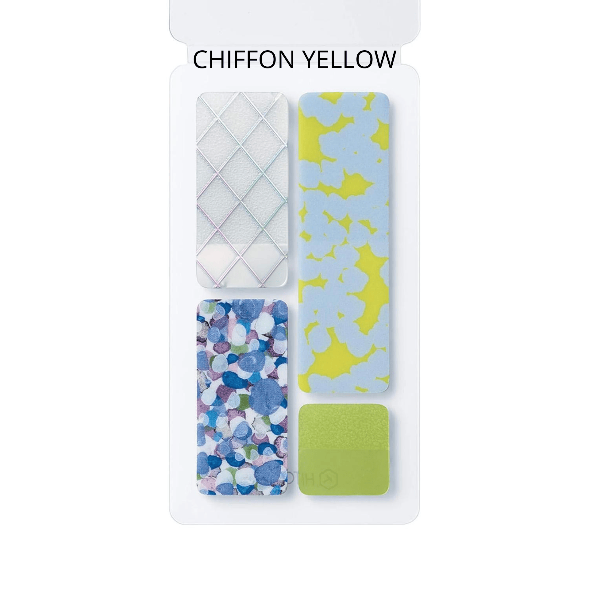 King Jim Hitotoki Stickers CHIFFON YELLOW Film Stickers - Coffret Bar