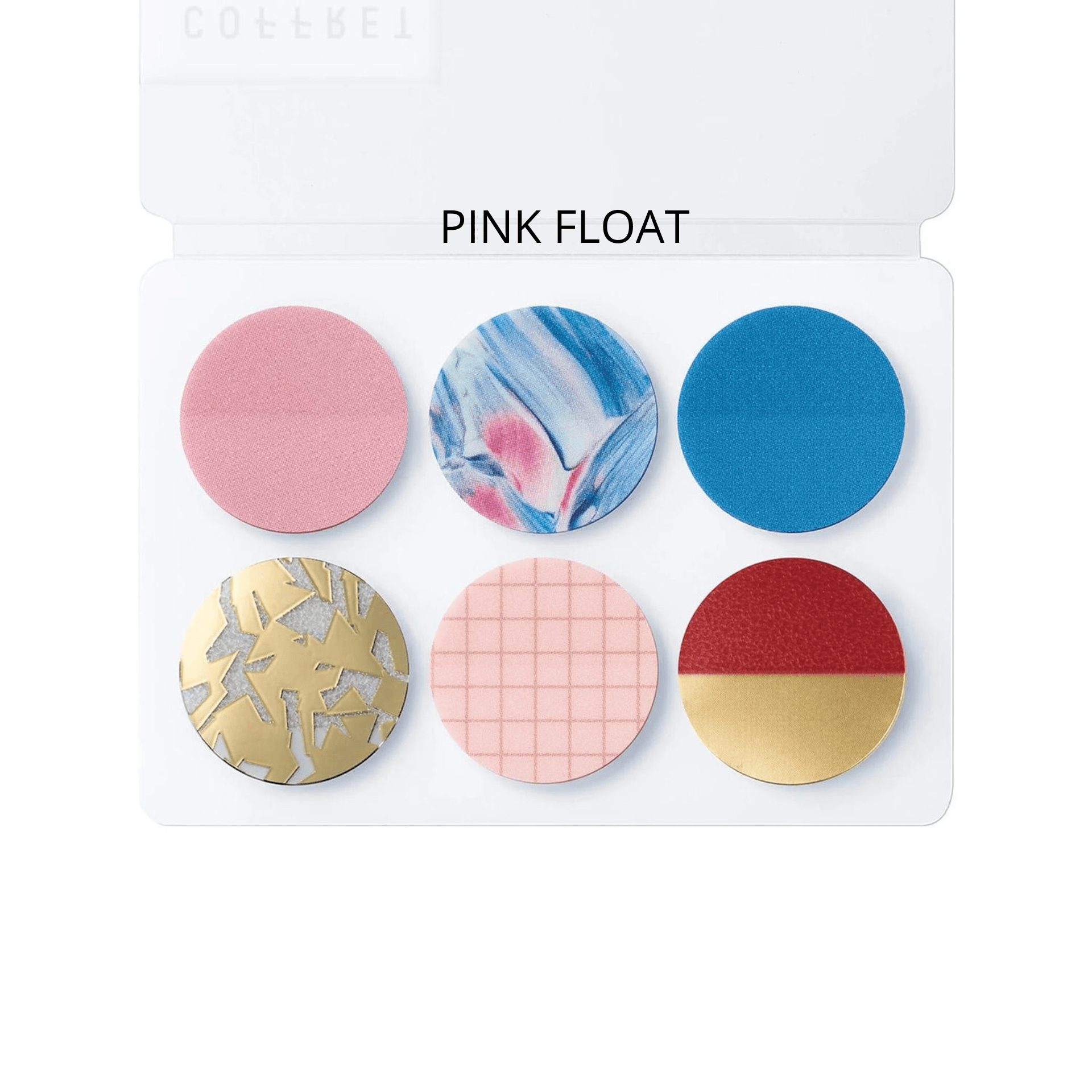 King Jim Hitotoki Stickers PINK FLOAT Film Stickers - Coffret Circle