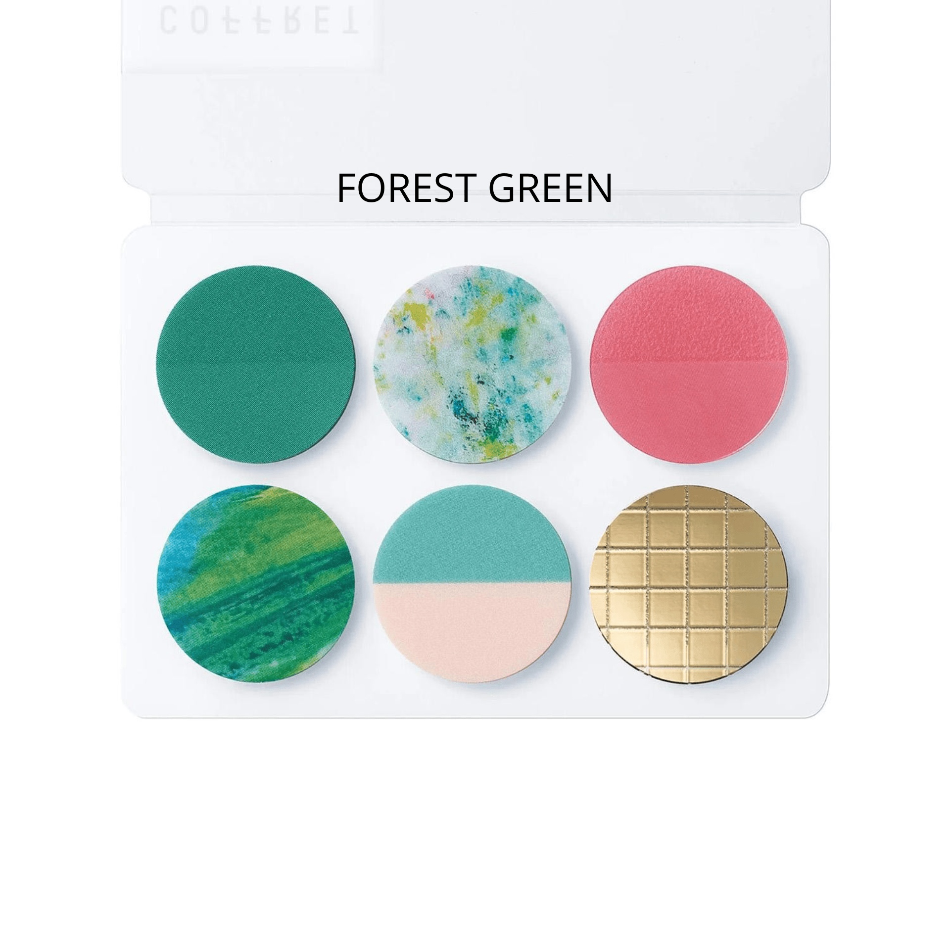 King Jim Hitotoki Stickers FOREST GREEN Film Stickers - Coffret Circle