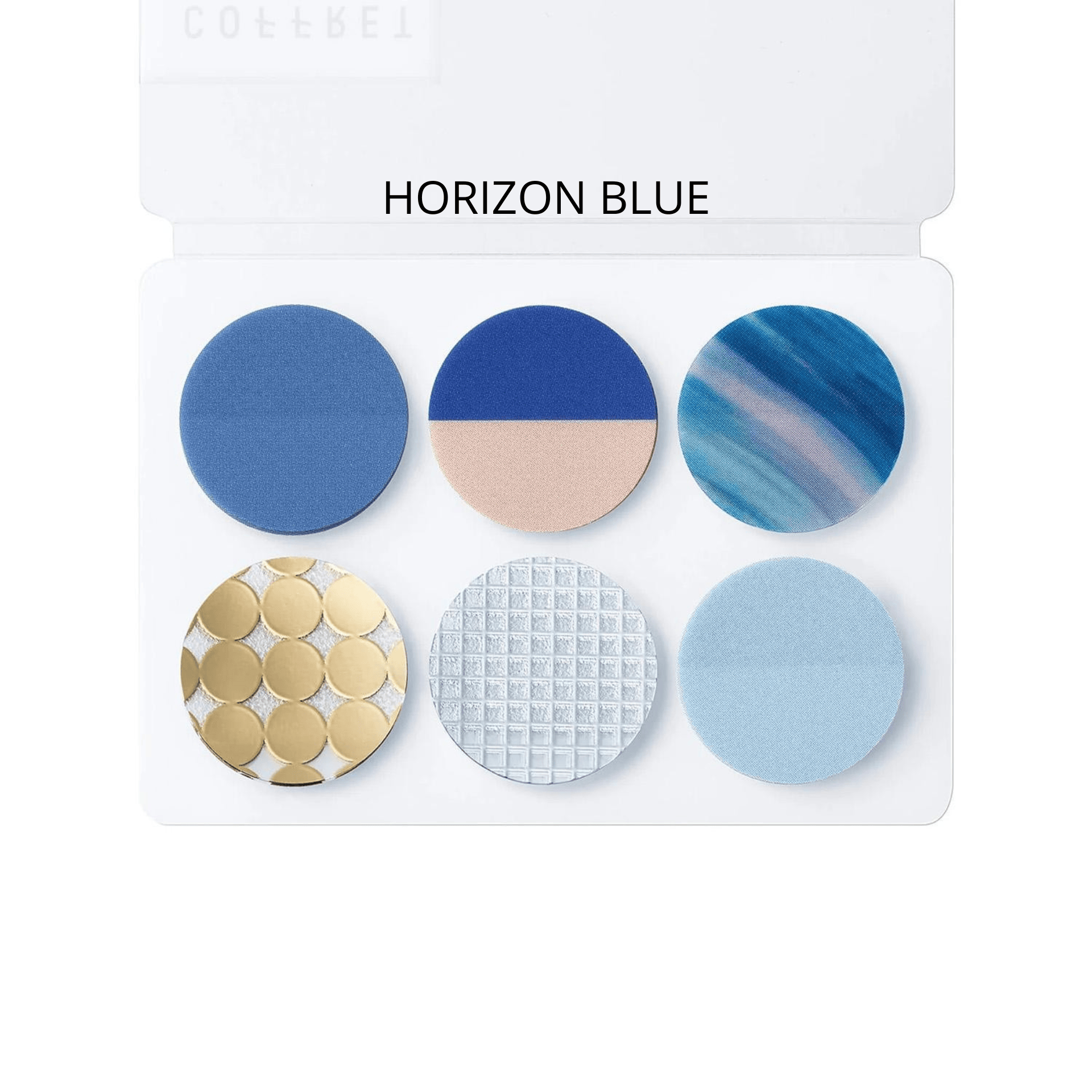 King Jim Hitotoki Stickers HORIZON BLUE Film Stickers - Coffret Circle