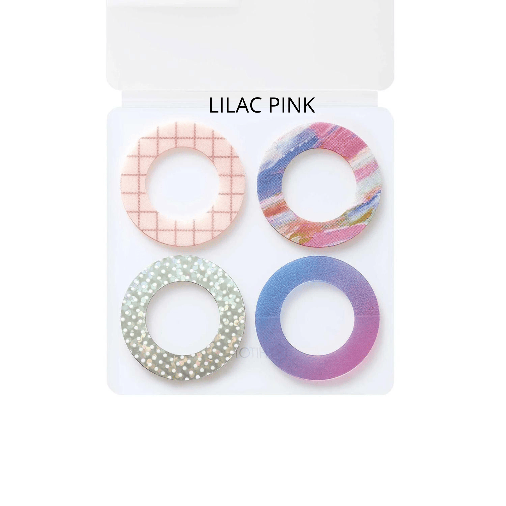 King Jim Hitotoki Stickers LILAC PINK Film Stickers - Coffret Ring