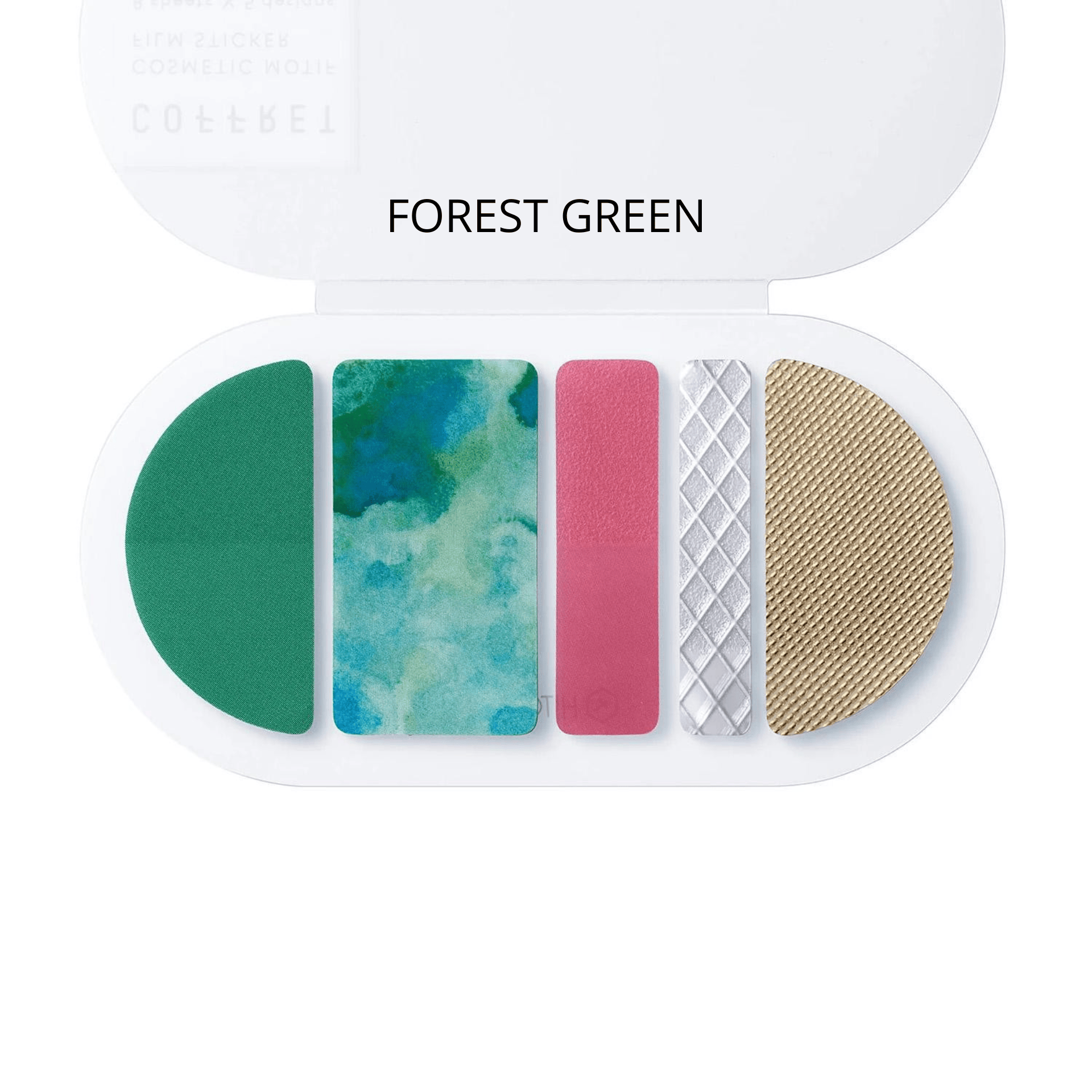 King Jim Hitotoki Stickers FOREST GREEN Film Stickers - Coffret Round