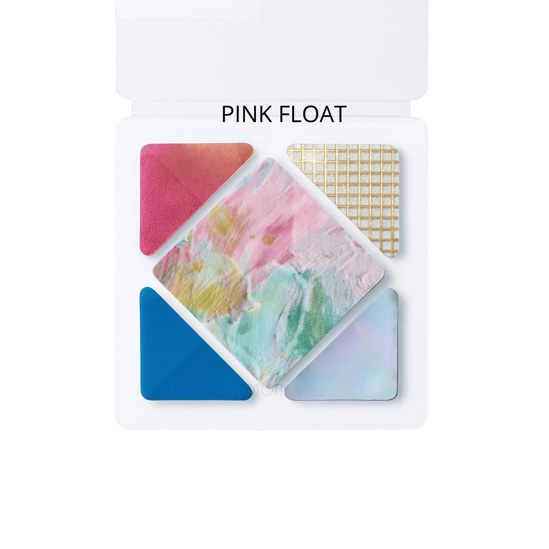 King Jim Hitotoki Stickers PINK FLOAT Film Stickers - Coffret Square