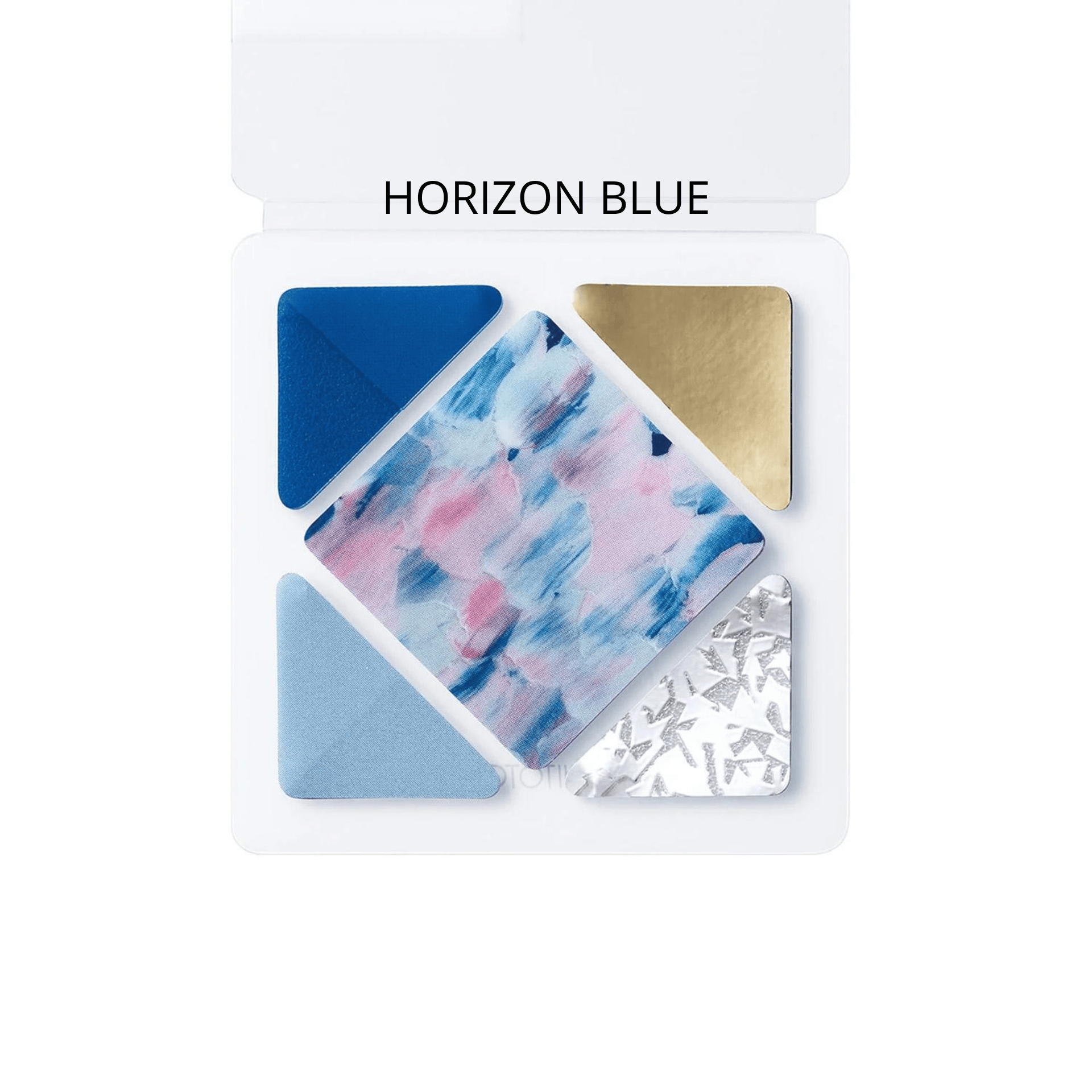 King Jim Hitotoki Stickers HORIZON BLUE Film Stickers - Coffret Square