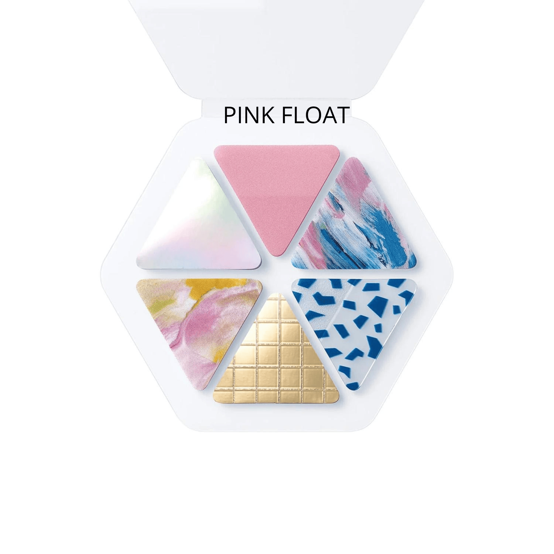 King Jim Hitotoki Stickers PINK FLOAT Film Stickers - Coffret Triangle