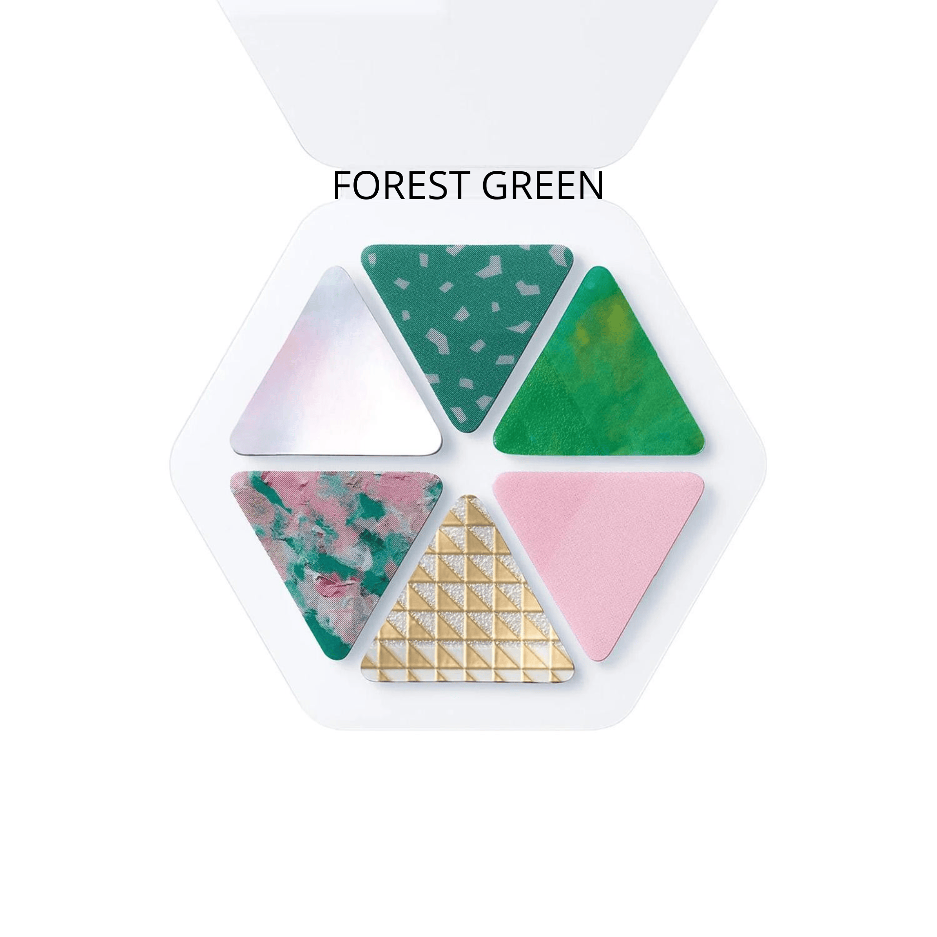 King Jim Hitotoki Stickers FOREST GREEN Film Stickers - Coffret Triangle