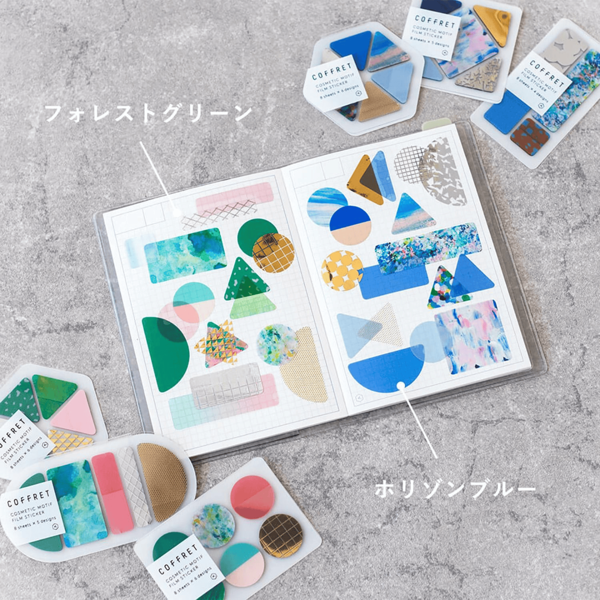 King Jim Hitotoki Stickers Film Stickers - Coffret Triangle