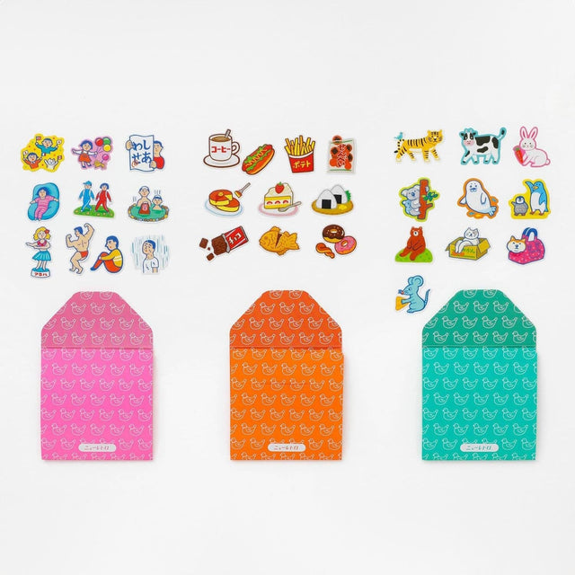 New Retro Stickers Flake Stickers - Animals