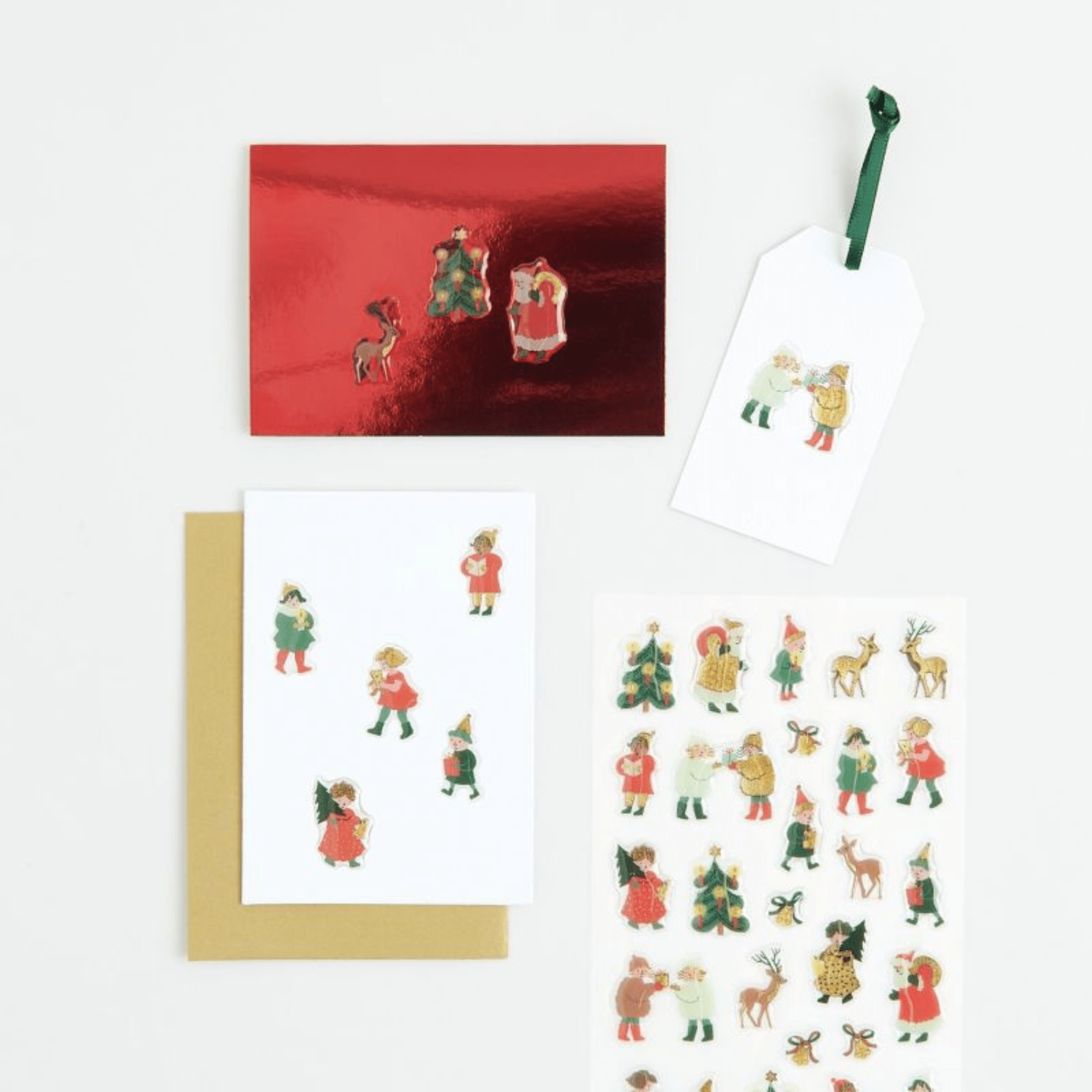 Rico Design Stickers Gel Stickers - Xmas Children