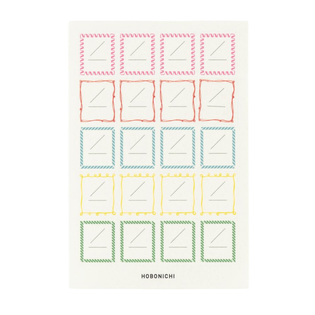 Hobonichi Stickers Hobonichi Accessories - Frame Stickers for Dates