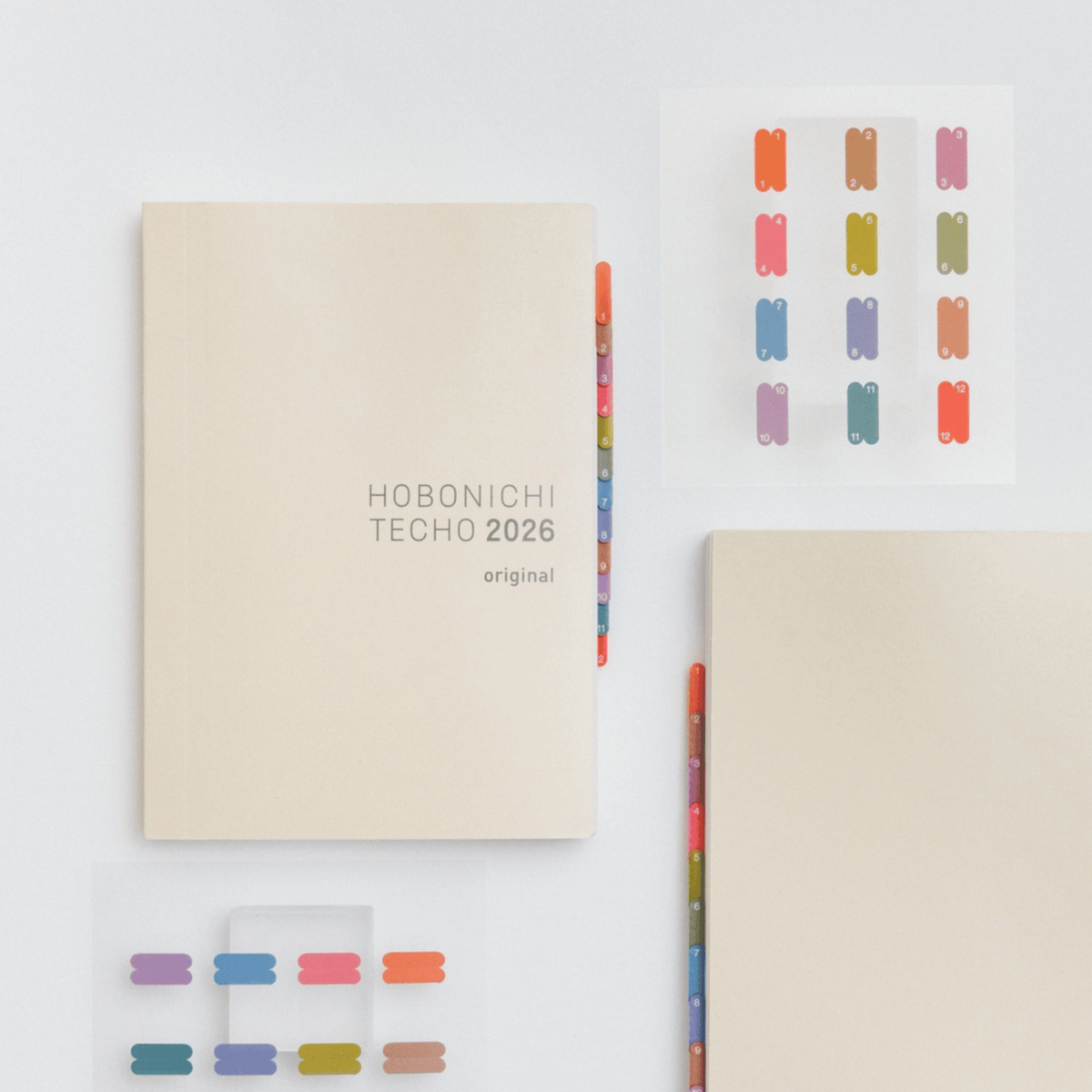 Hobonichi Stickers Hobonichi Accessories: TSUKI no IRO: Index Stickers