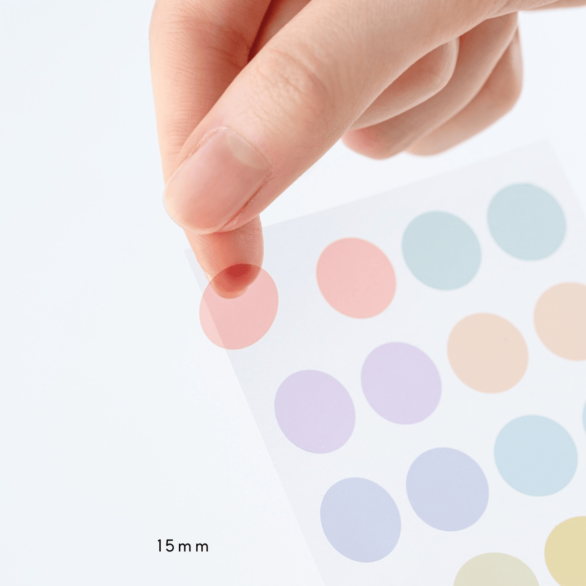 Hobonichi Stickers Hobonichi Accessories: TSUKI no IRO: Trasparent Dot Stickers