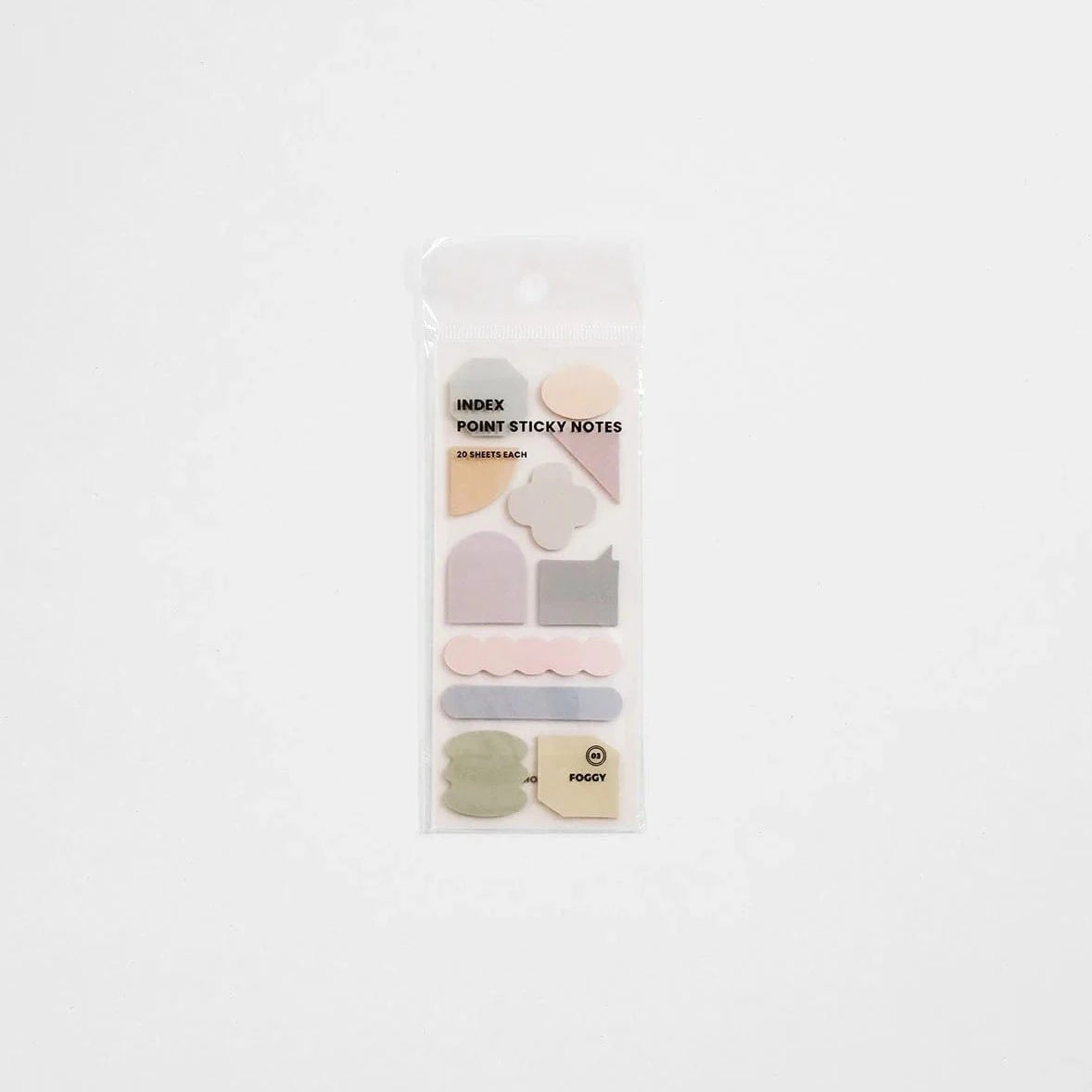 Midori Stickers FOGGY Index Point Midori Sticky Notes Gradation