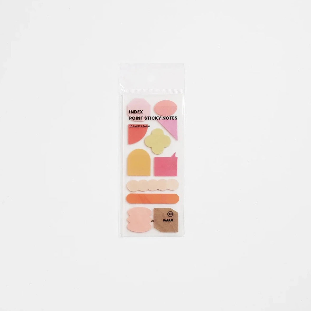 Midori Stickers WARM Index Point Midori Sticky Notes
