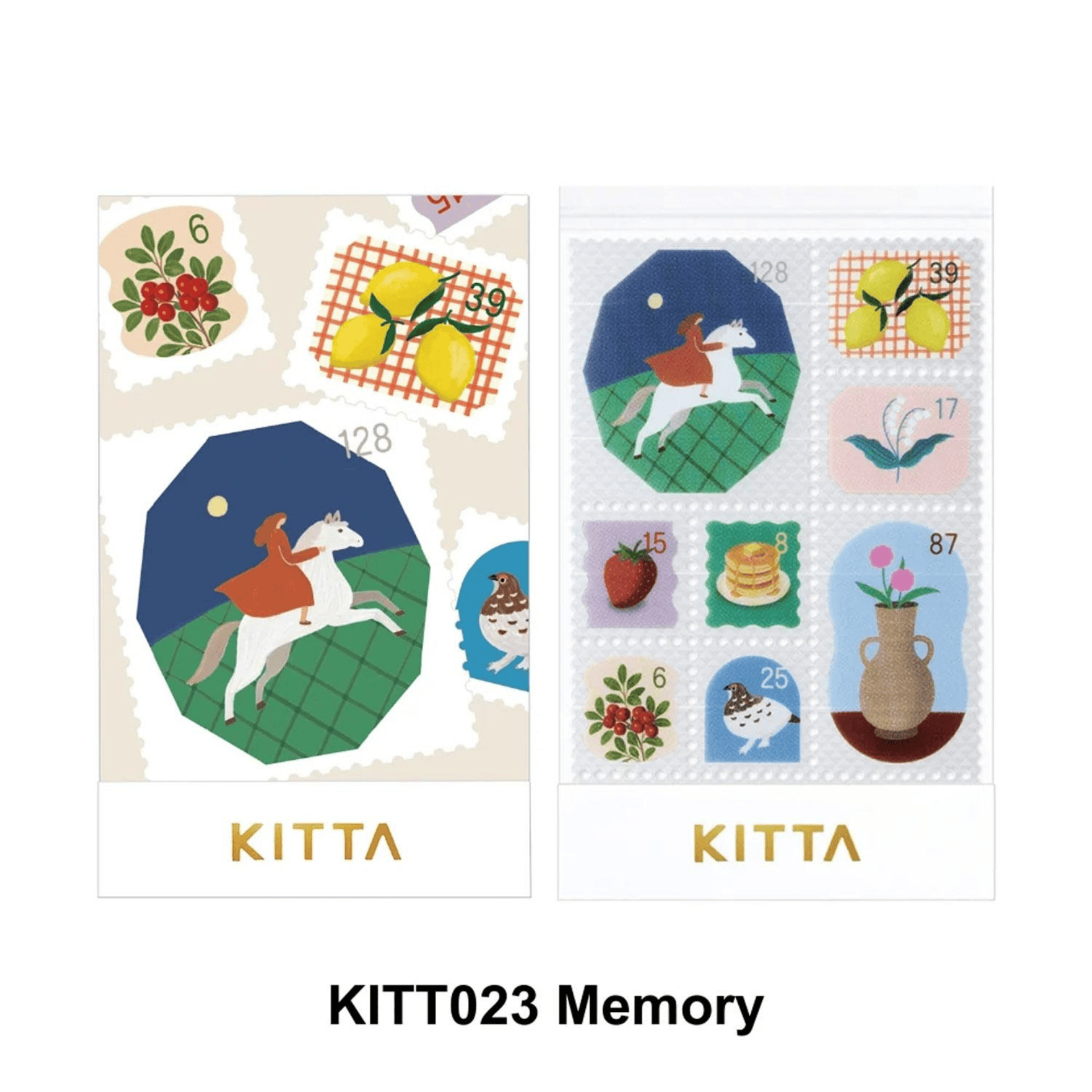 King Jim Hitotoki Stickers KITTA Clear Film Sticker - Memory
