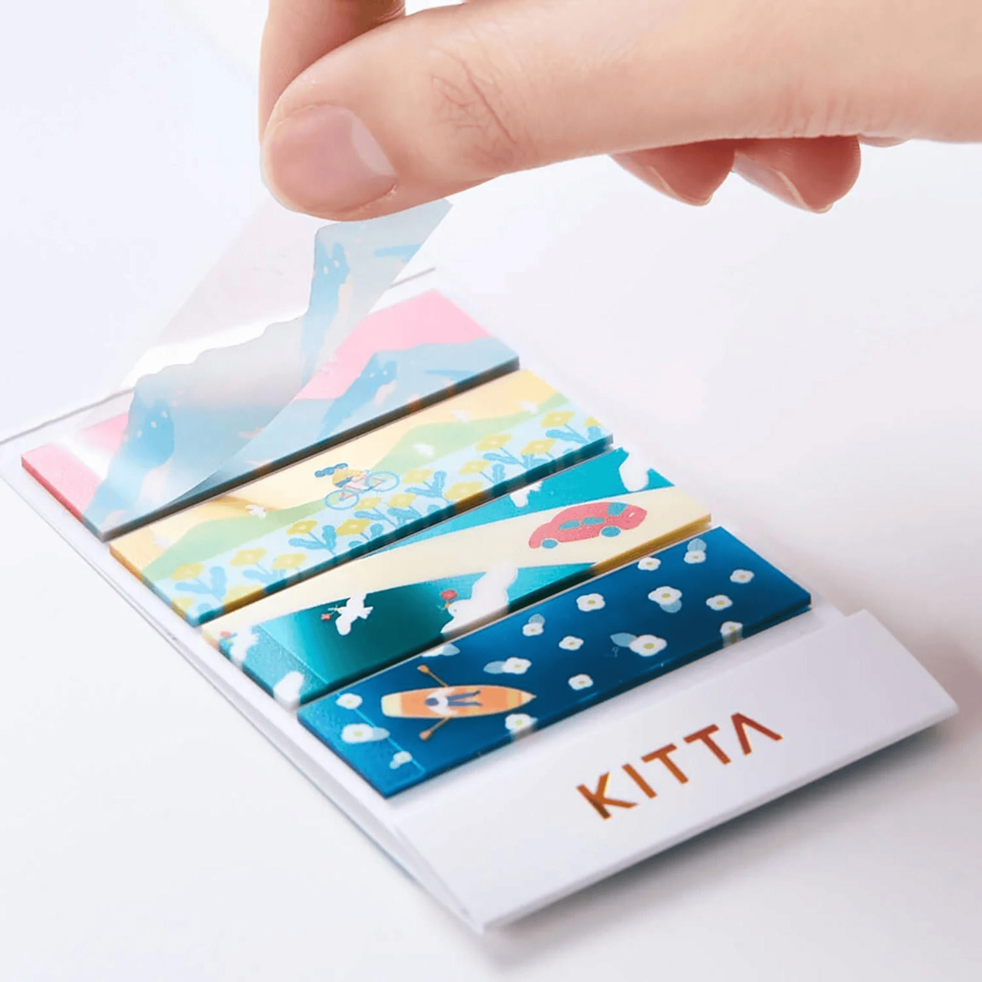 King Jim Hitotoki Stickers KITTA Clear Sticky Tape - Landscape