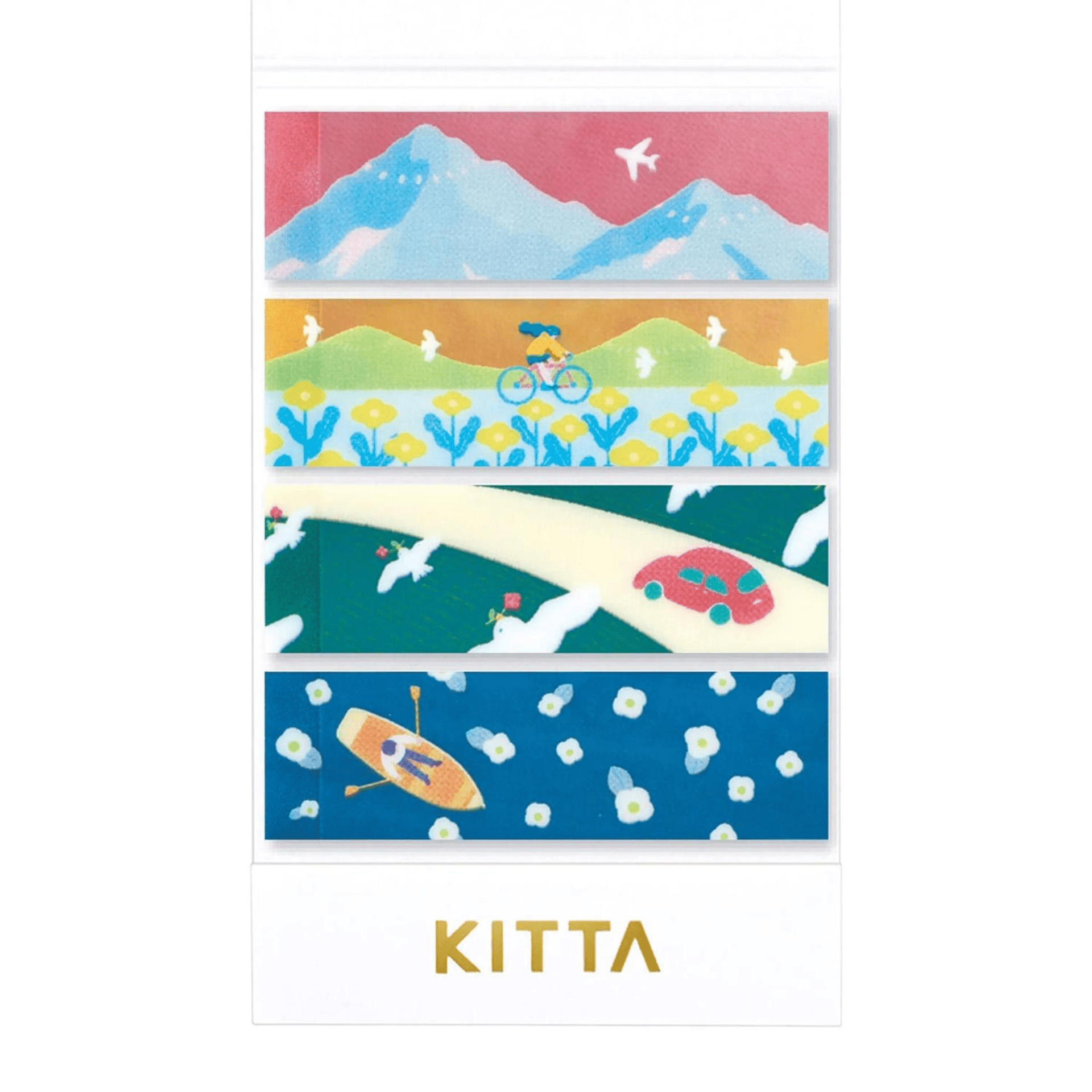 King Jim Hitotoki Stickers KITTA Clear Sticky Tape - Landscape
