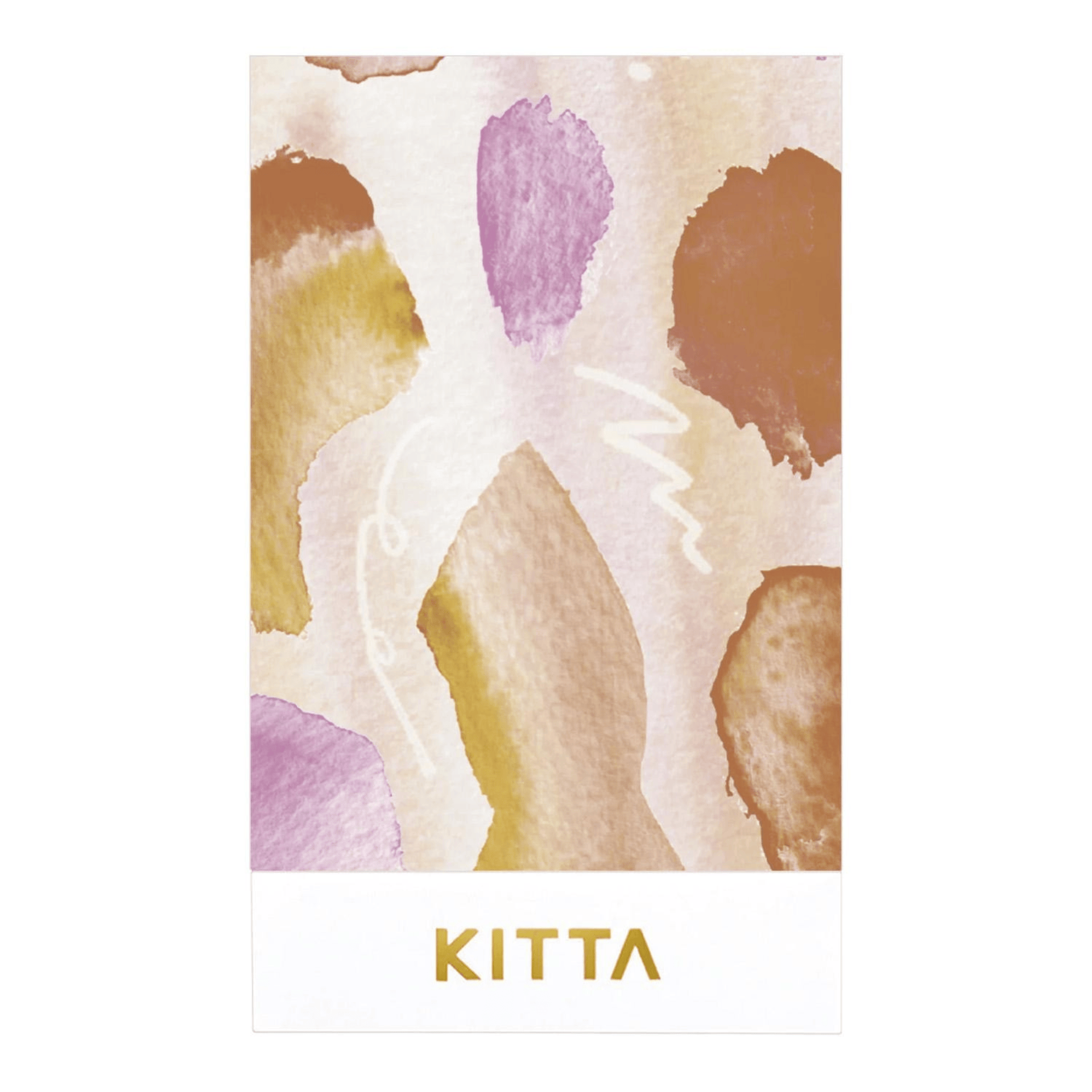 King Jim Hitotoki Stickers KITTA Collage Washi Tape - Watercolor