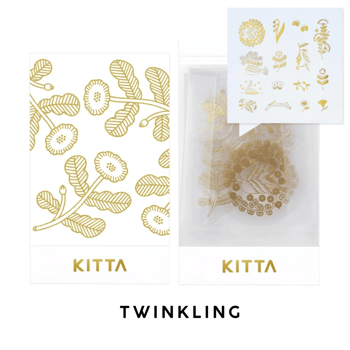 King Jim Hitotoki Stickers TWINKLING KITTA Flake Sticker