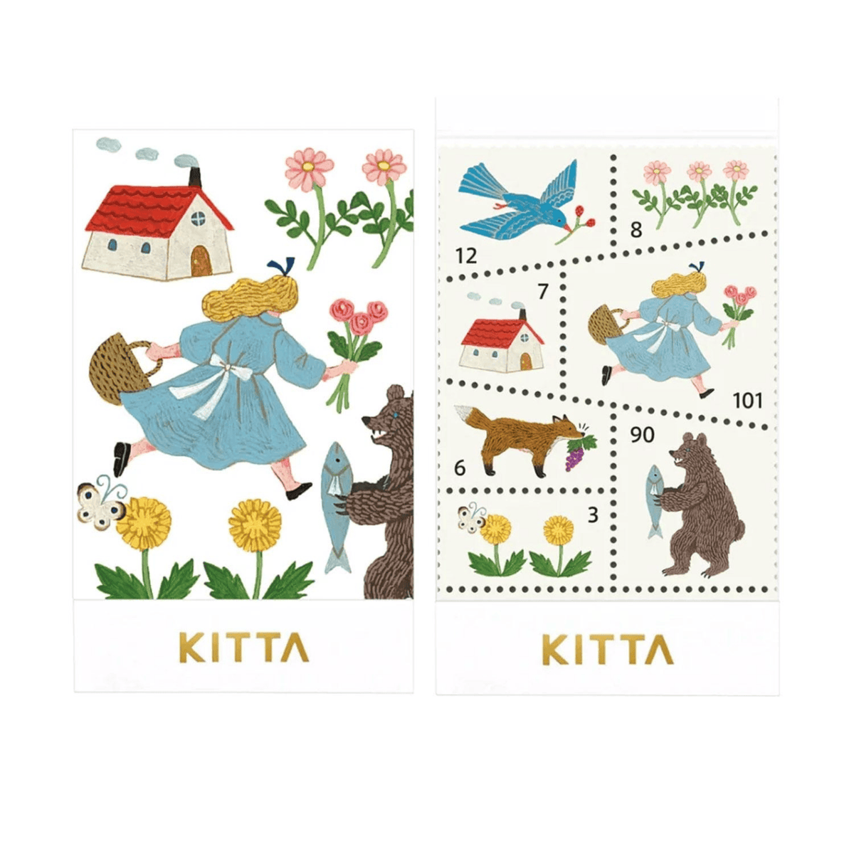 King Jim Hitotoki Stickers KITTA Sticker Special - Forest Morning