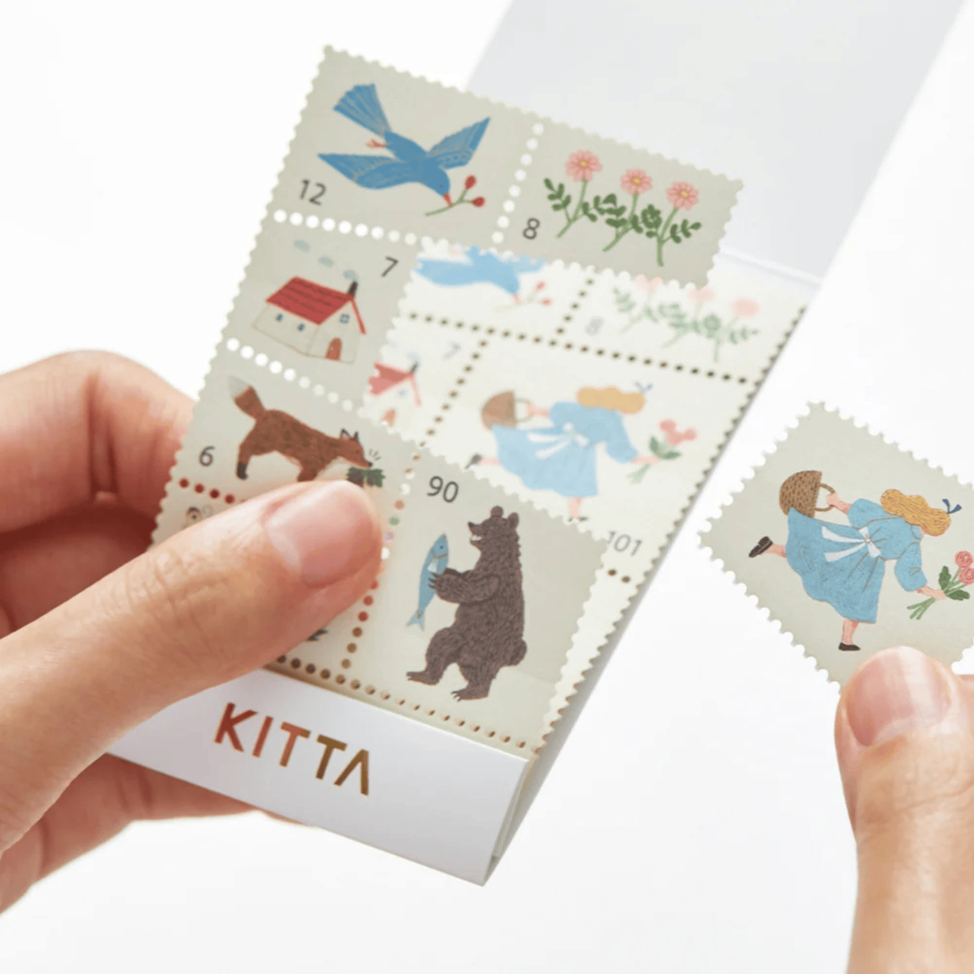 King Jim Hitotoki Stickers KITTA Sticker Special - Forest Morning