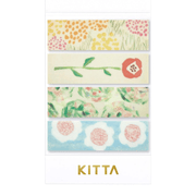 King Jim Hitotoki Stickers KITTA Sticky Tape - Flower 2