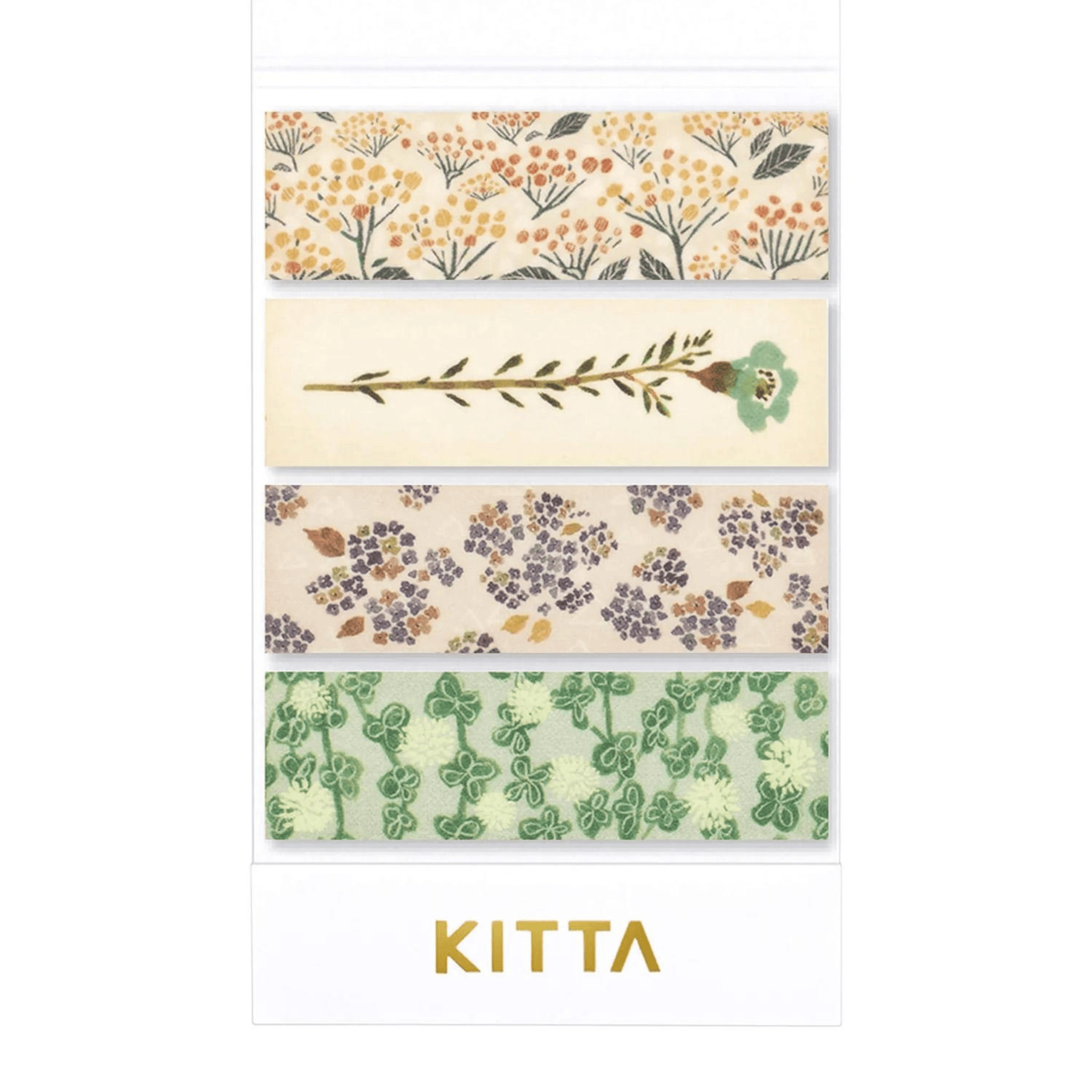 King Jim Hitotoki Stickers KITTA Sticky Tape - Flower 4