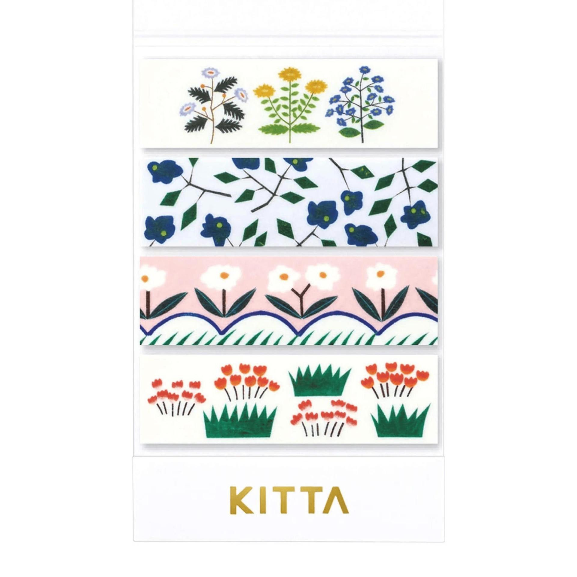 King Jim Hitotoki Stickers KITTA Sticky Tape - Flower 5
