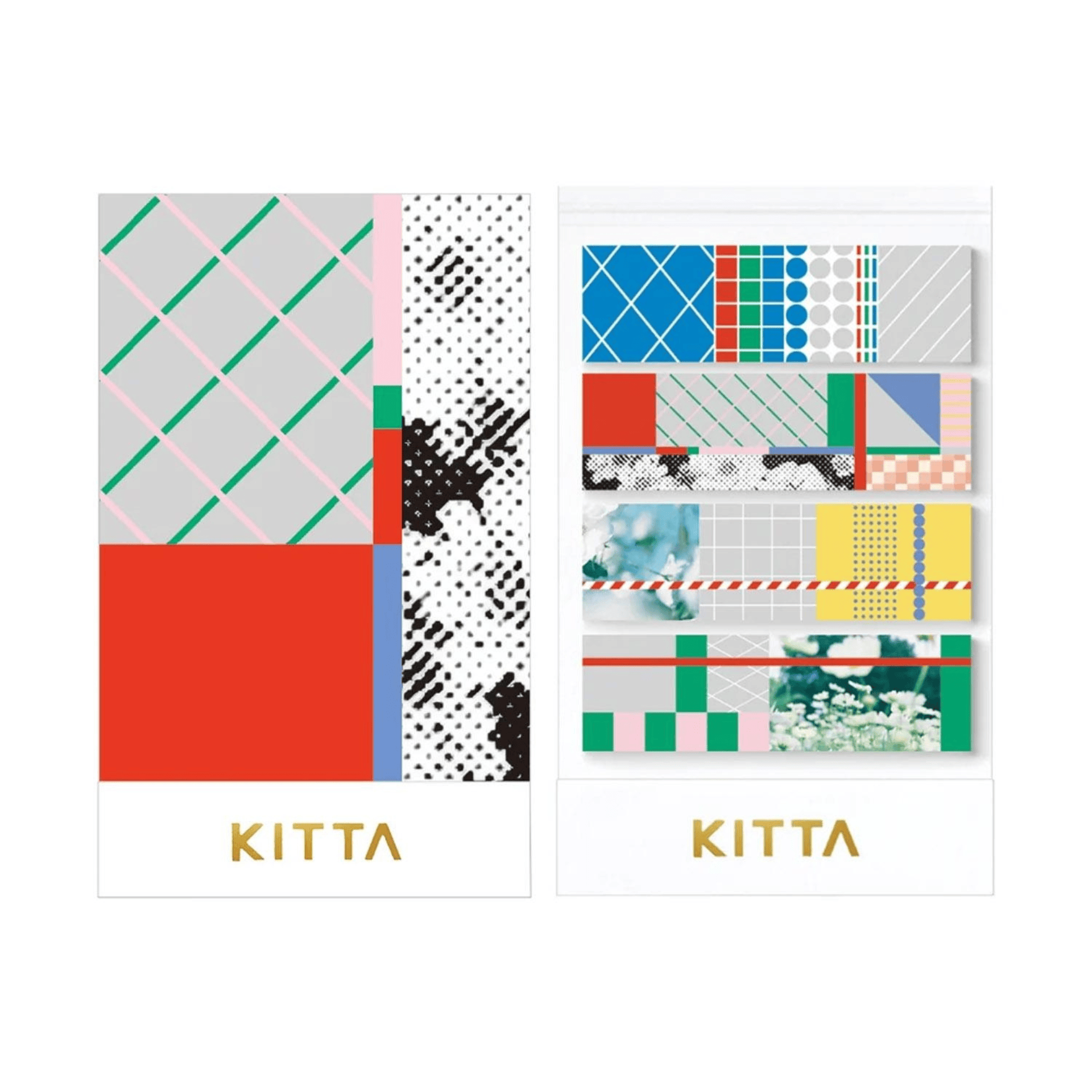 King Jim Hitotoki Stickers KITTA Washi Tape  - Parallel