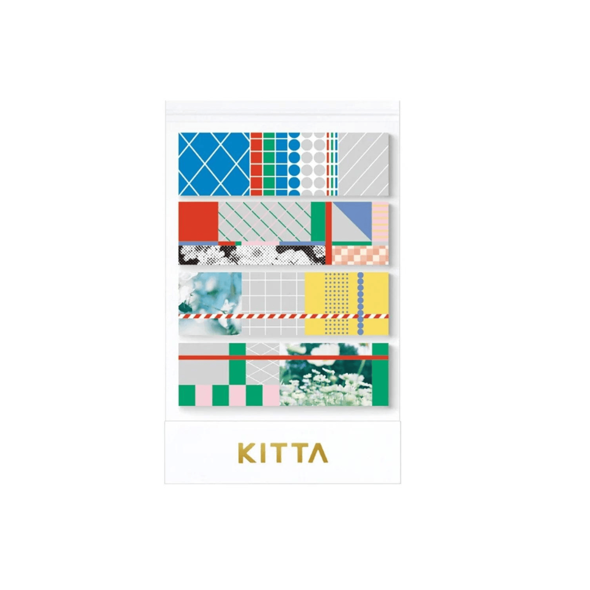 King Jim Hitotoki Stickers KITTA Washi Tape  - Parallel
