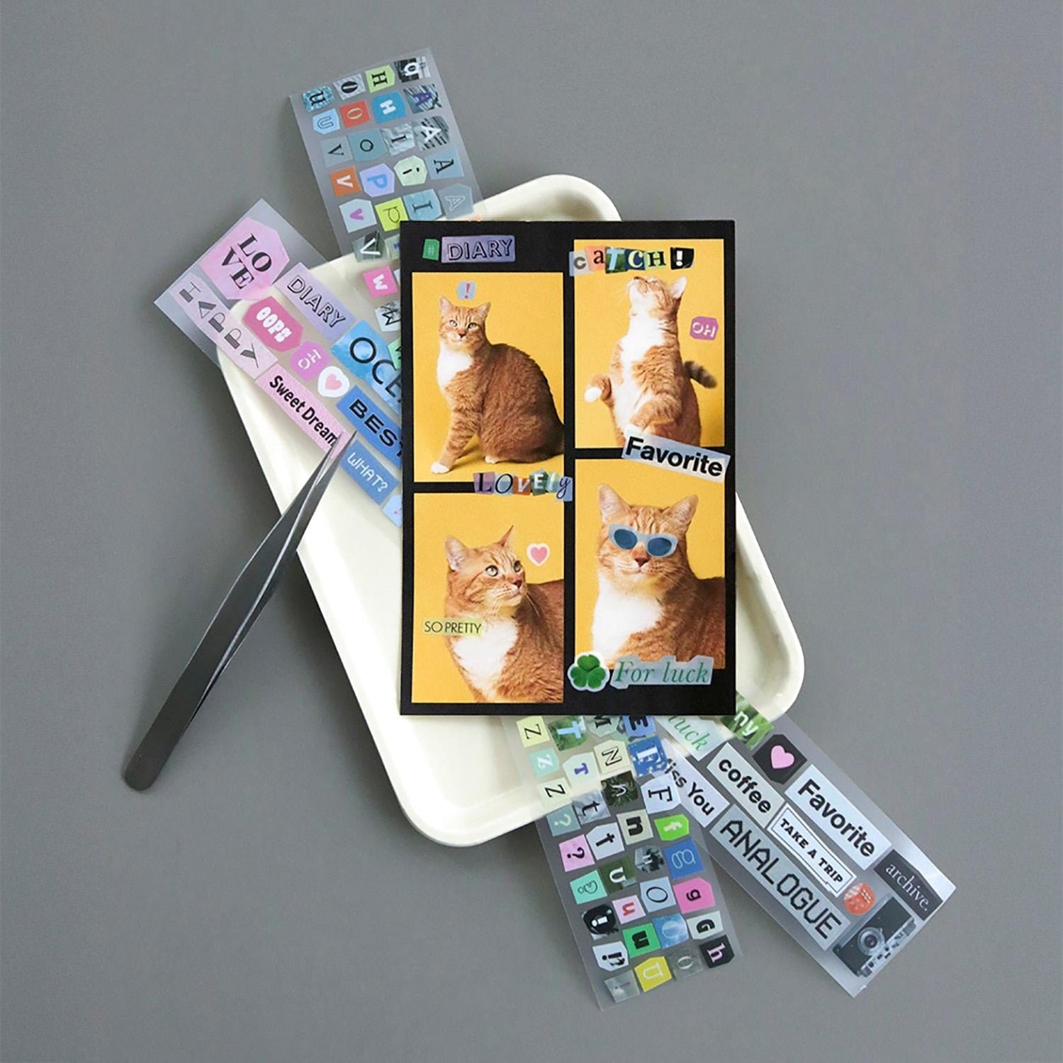 Iconic Stickers Magazine Collage Stickers