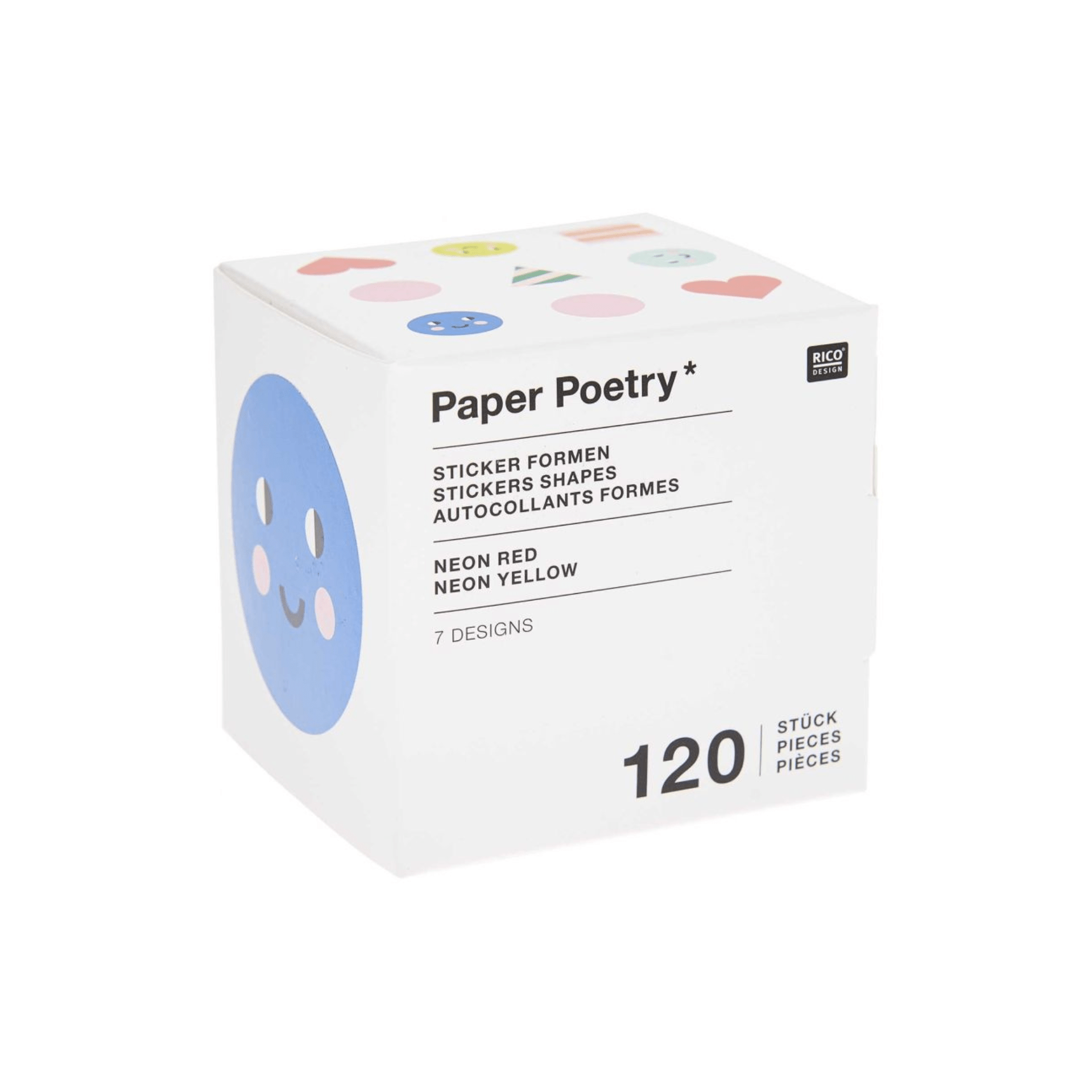 Rico Design Stickers Maxi Sticker Roll - Happy Bday