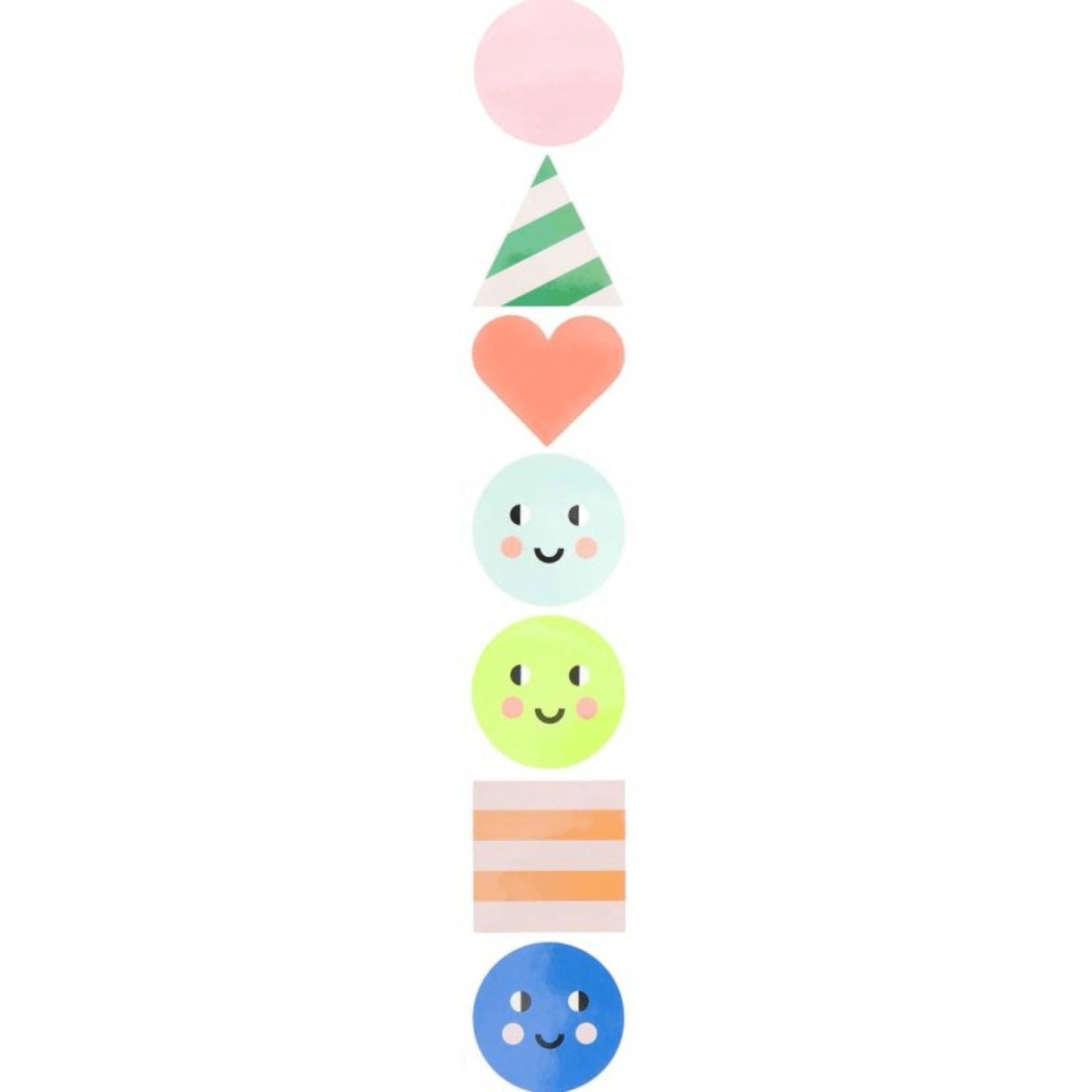 Rico Design Stickers Maxi Sticker Roll - Happy Bday