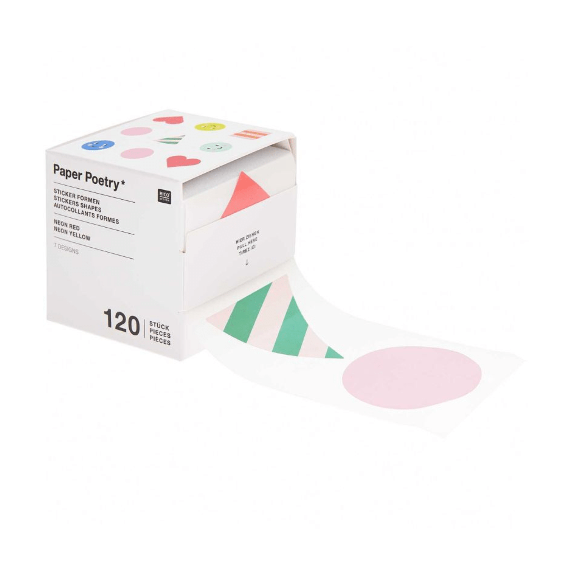 Rico Design Stickers Maxi Sticker Roll - Happy Bday