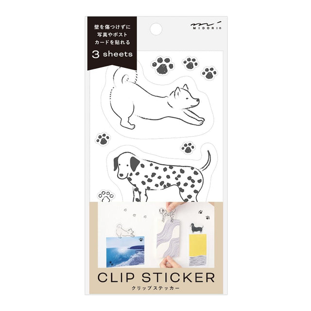 Midori Stickers Midori Clip Stickers Dogs