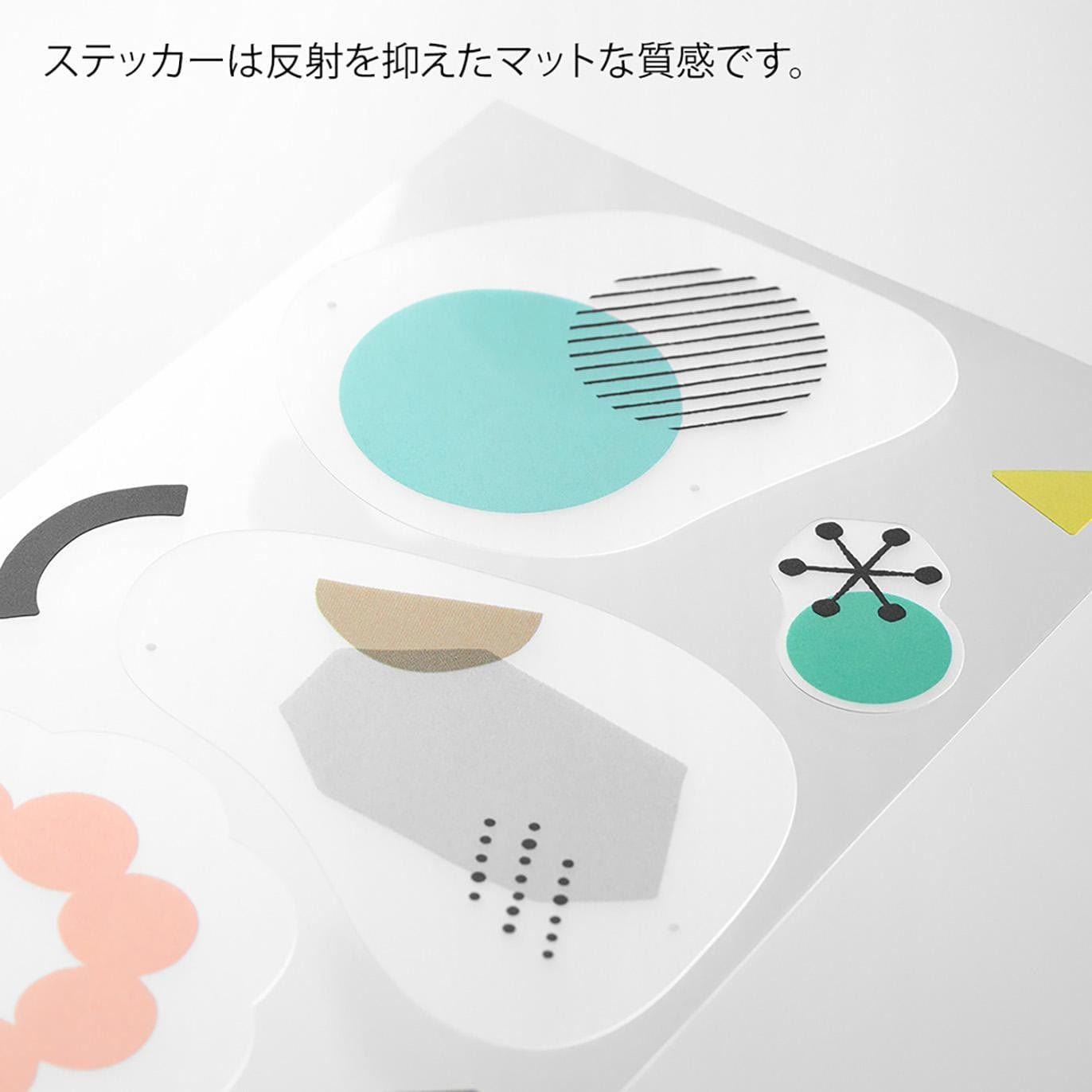 Midori Stickers Midori Clip Stickers Geometrical Pattern