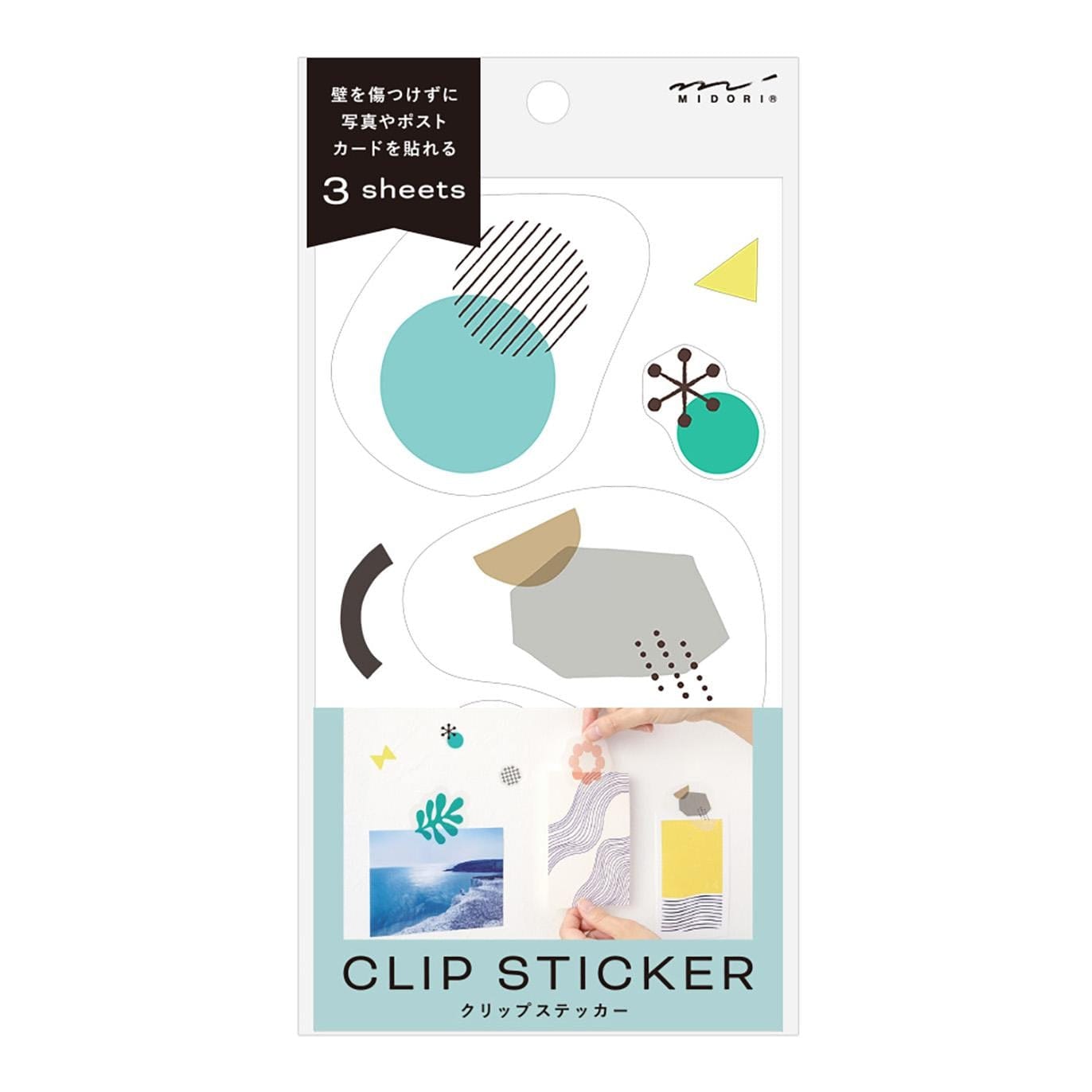 Midori Stickers Midori Clip Stickers Geometrical Pattern