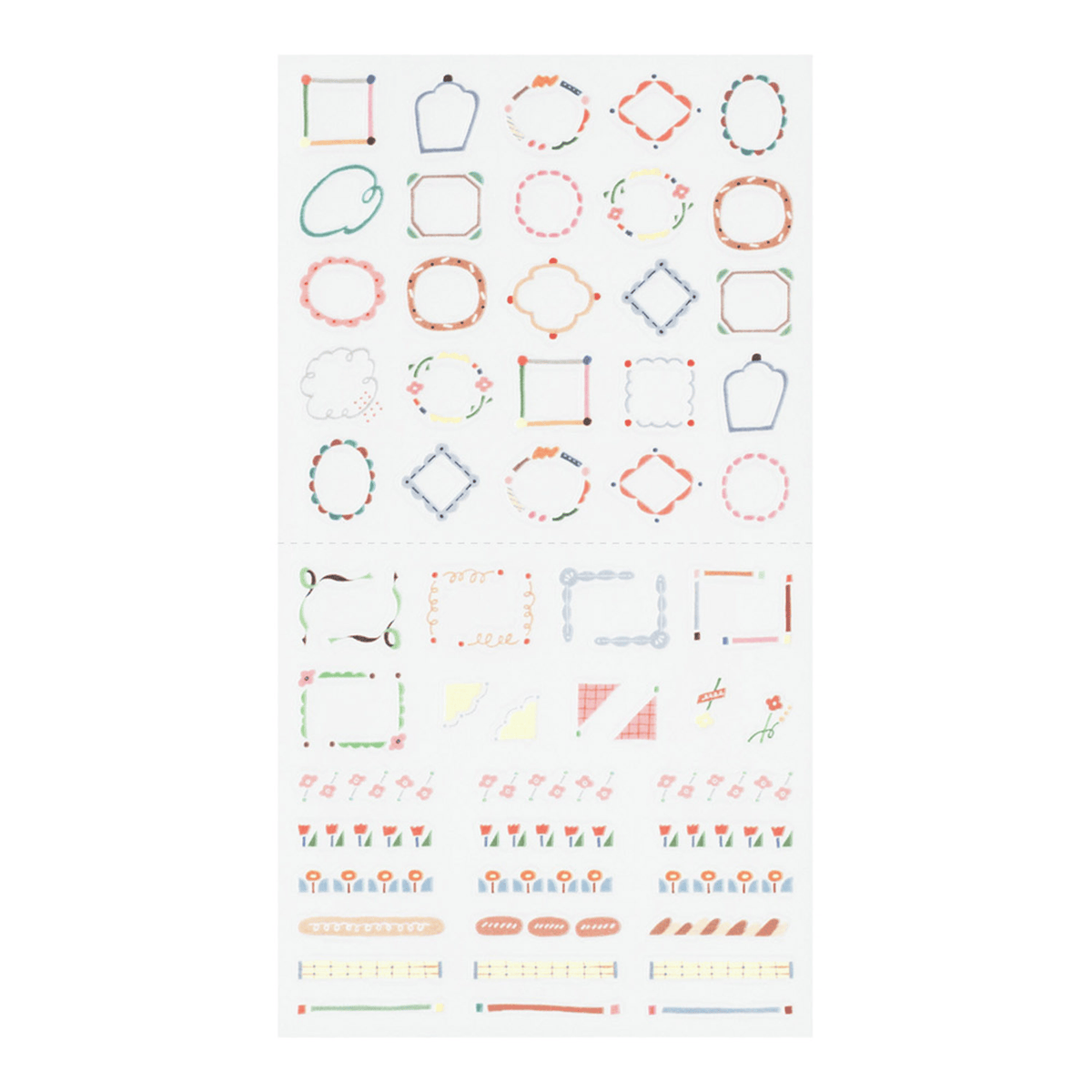 Midori Stickers Midori Planner Stickers - Decorative Frame Patterns