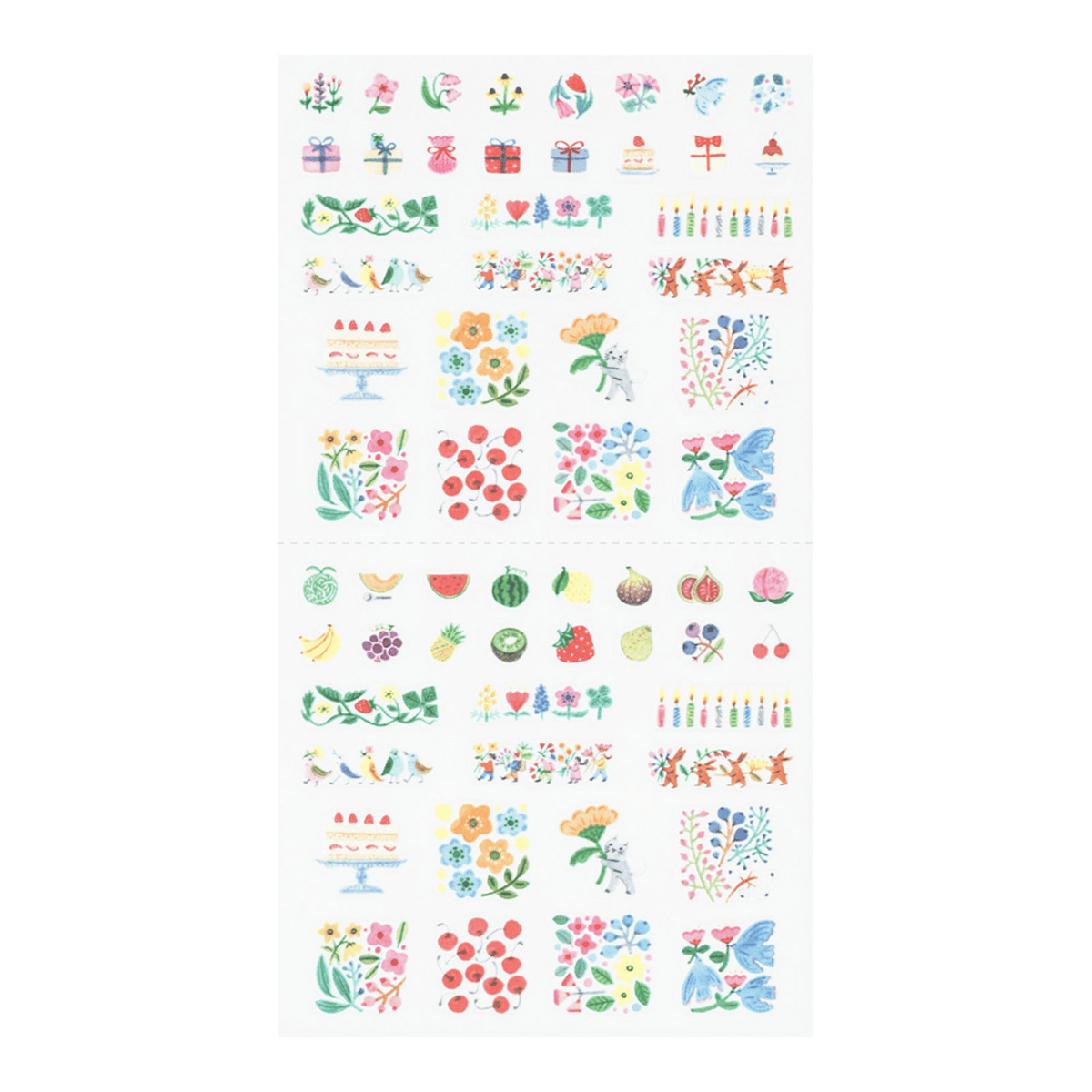 Midori Stickers Midori Planner Stickers - Floral Patterns