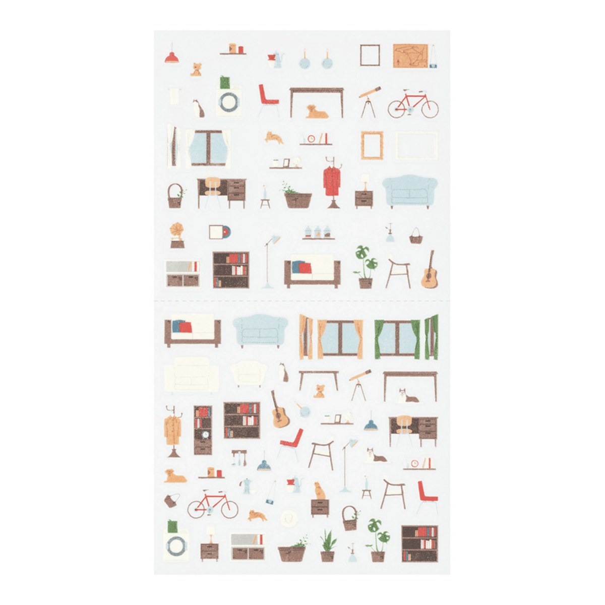 Midori Stickers Midori Planner Stickers - Interior Design