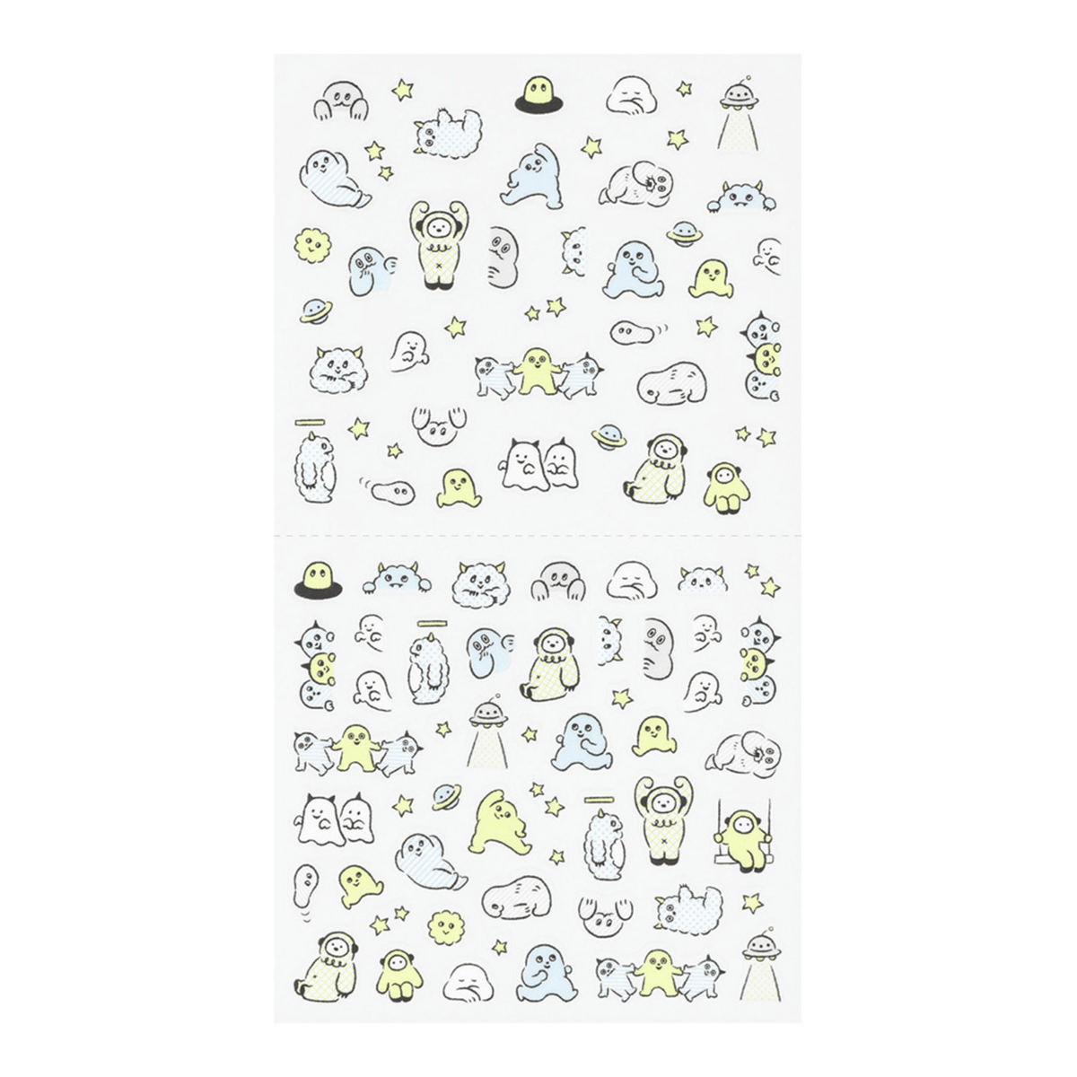 Midori Stickers Midori Planner Stickers - Ruled Line Monster