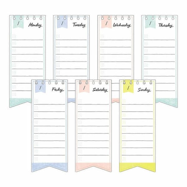 Midori Stickers Midori Stickers notes Weekly Ribbon